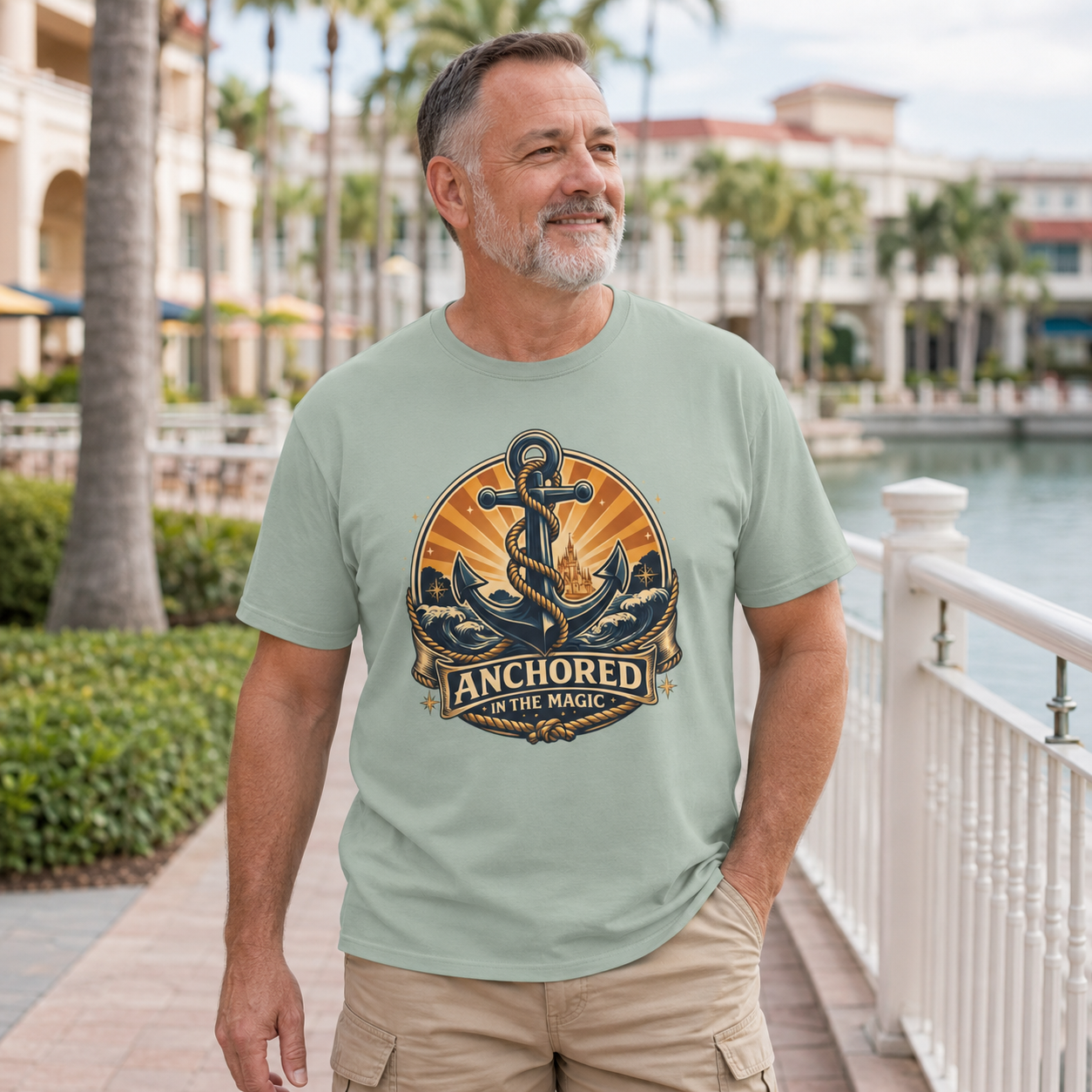 Anchored in the Magic Navy Shirt
