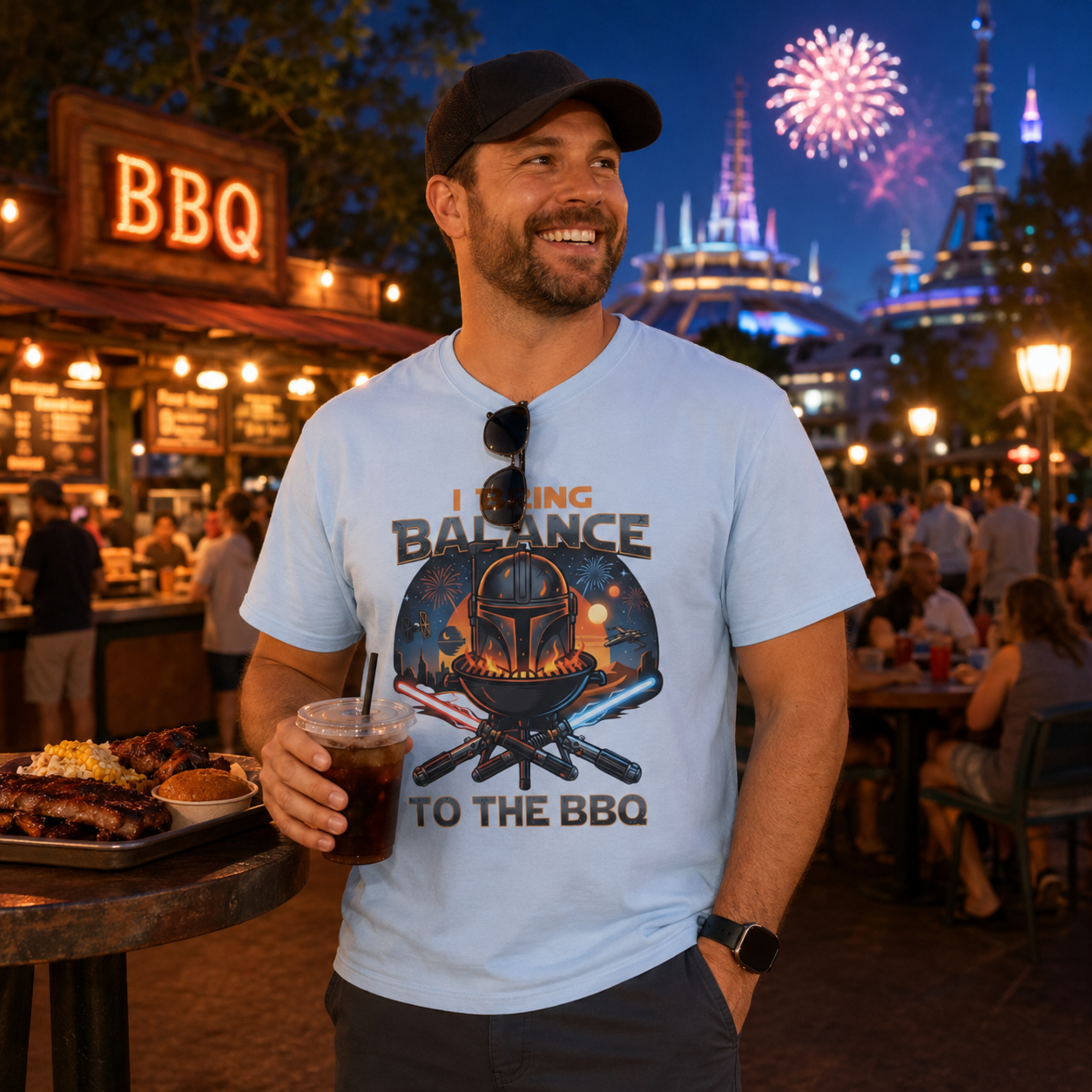 I Bring Balance To The BBQ Park Dad Shirt – Funny BBQ Dad Tee