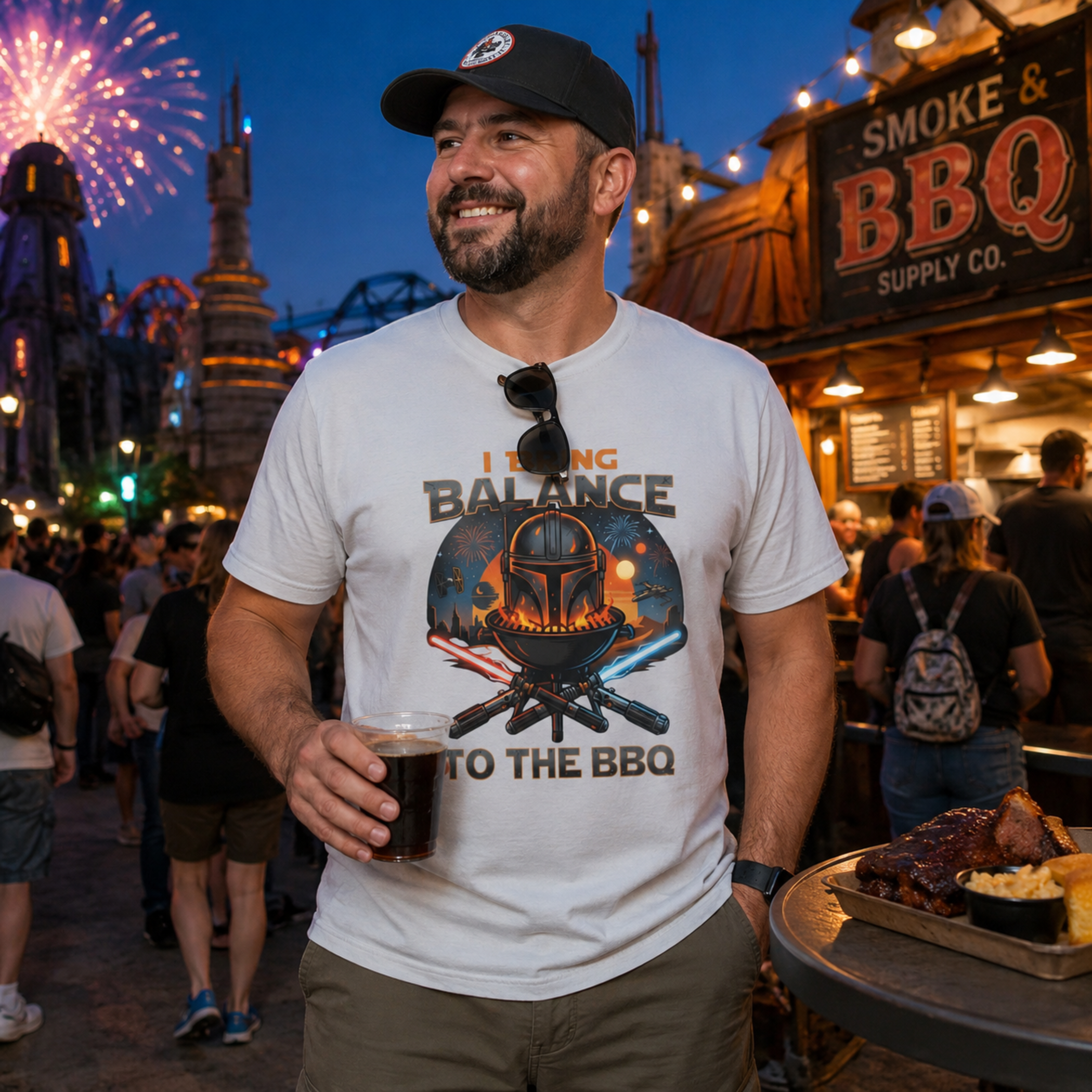 I Bring Balance To The BBQ Park Dad Shirt – Funny BBQ Dad Tee