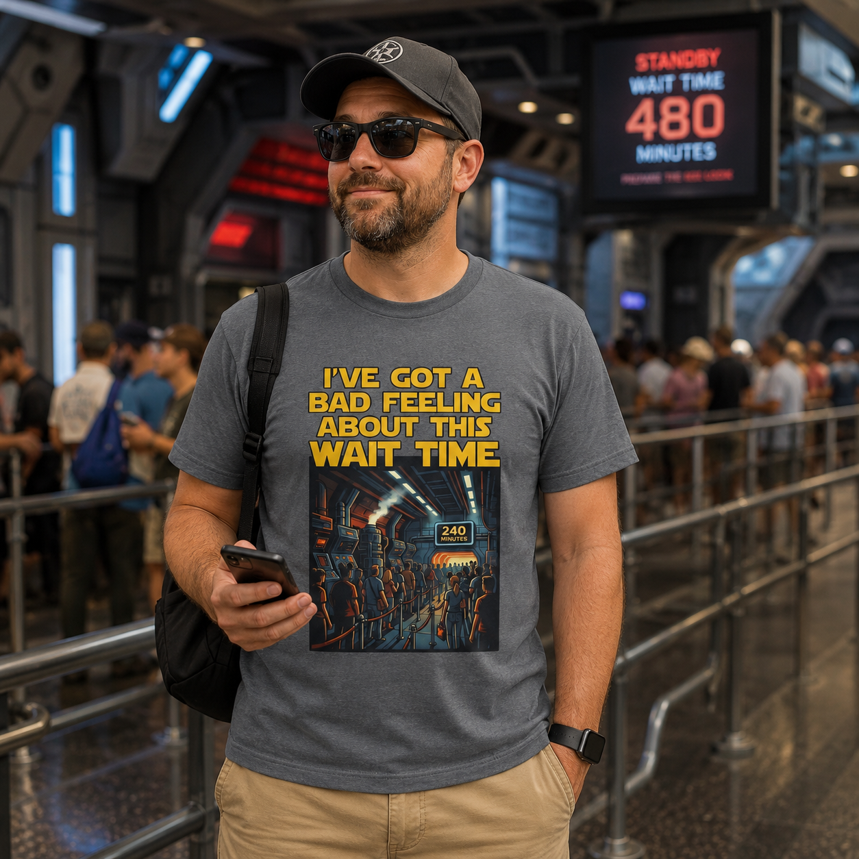Bad Feeling About This Wait Time Theme Park Shirt