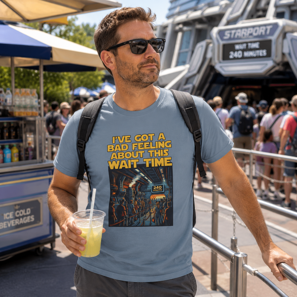Bad Feeling About This Wait Time Theme Park Shirt