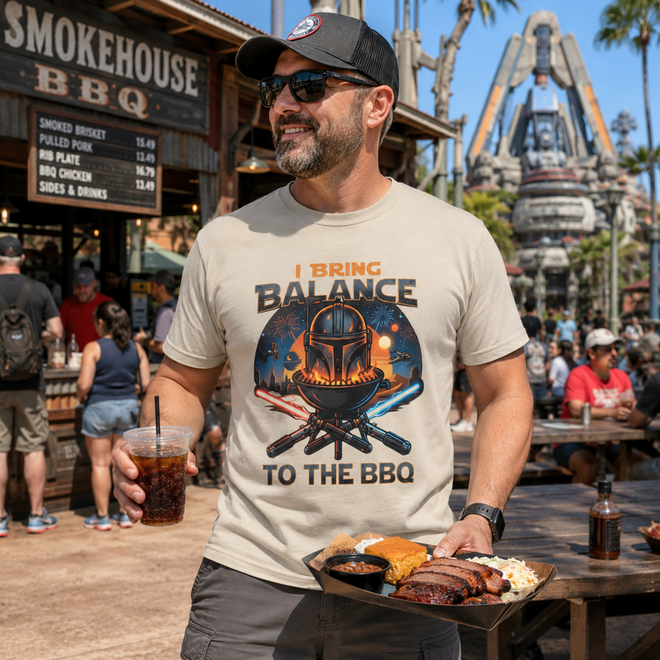 I Bring Balance To The BBQ Park Dad Shirt – Funny BBQ Dad Tee