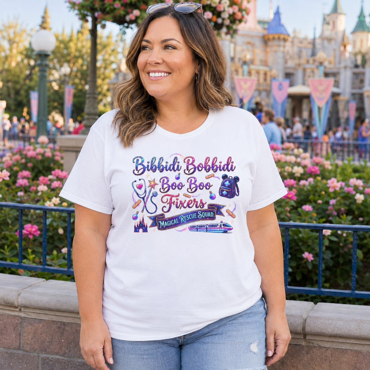 Bibbidi Bobbidi Boo Boo Fixers Magical Rescue Squad T-Shirt