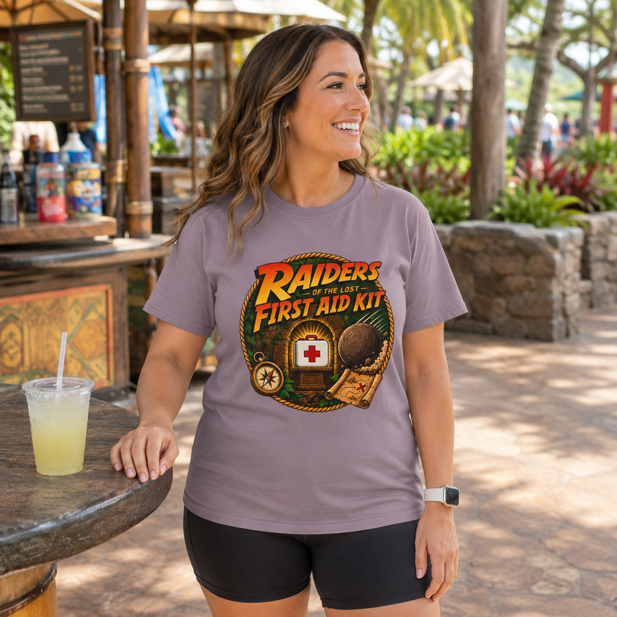 Raiders of the Lost First Aid Kit EMS Adventure Parody T-Shirt