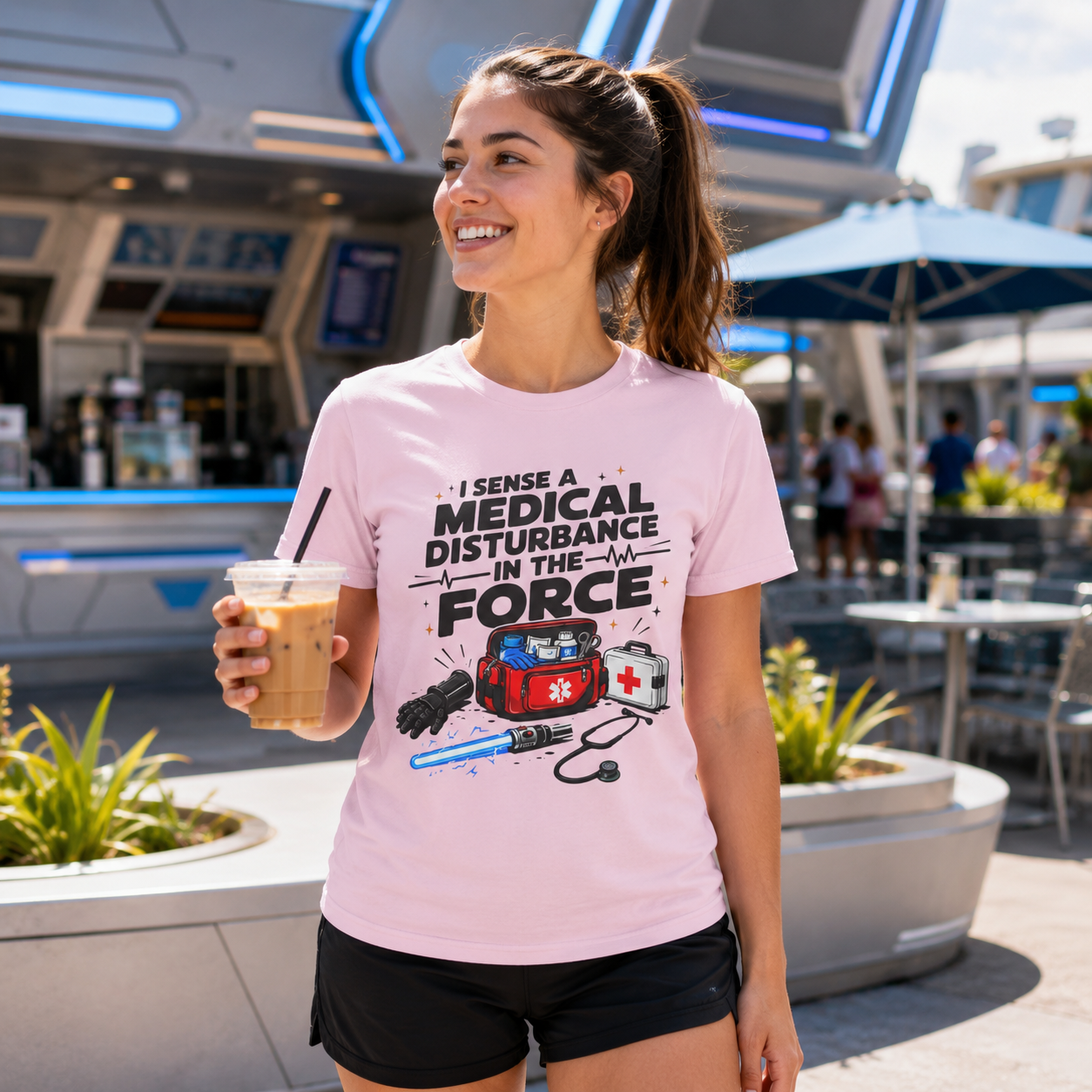 I Sense a Medical Disturbance in the Force EMS Parody T-Shirt