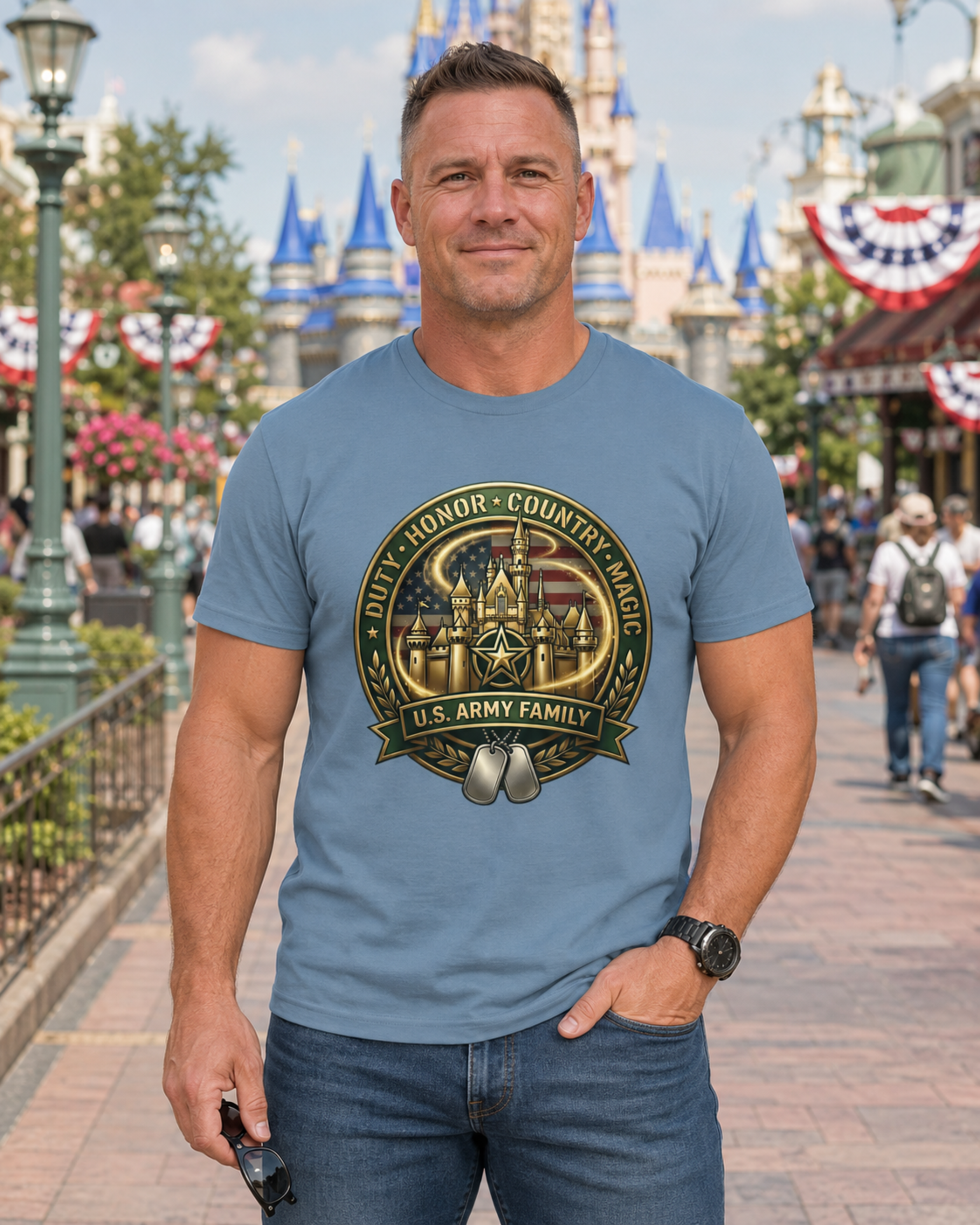 Duty Honor Country Magic Army Family Shirt
