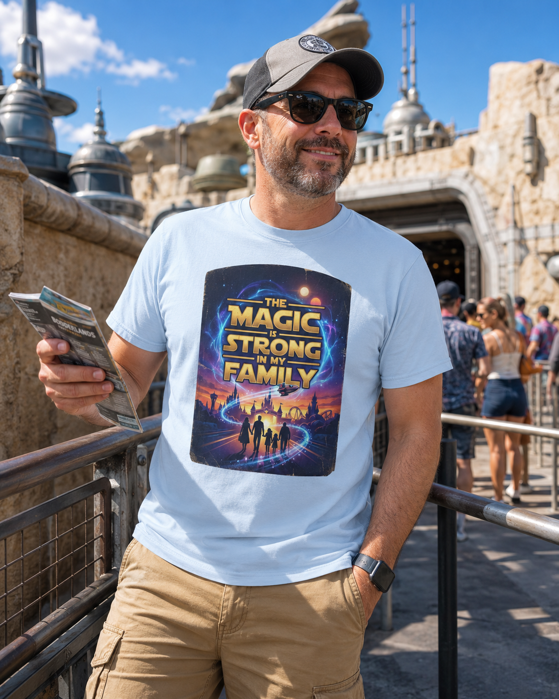 Magic Is Strong in My Family Star Wars Theme Park Shirt