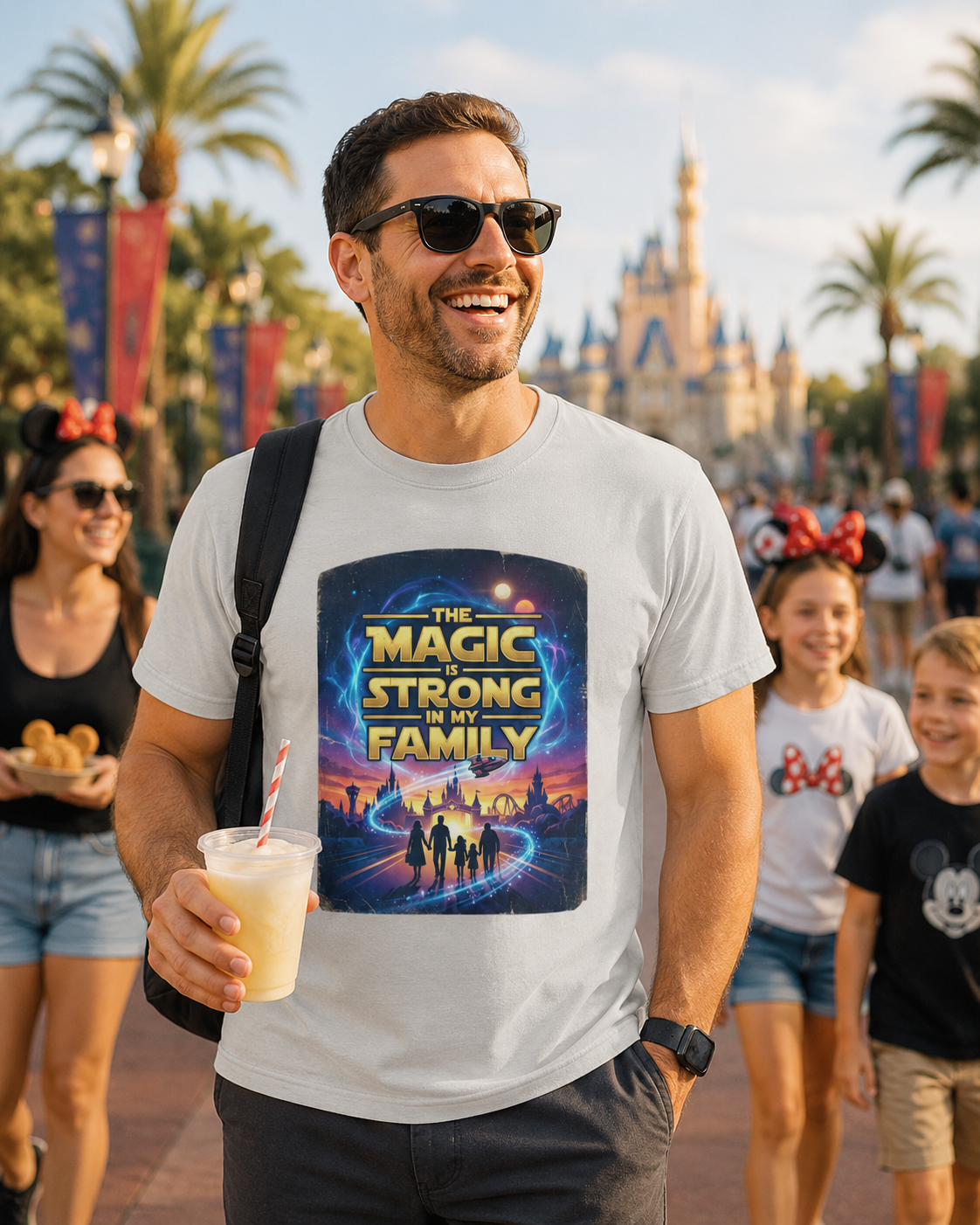 Magic Is Strong in My Family Star Wars Theme Park Shirt