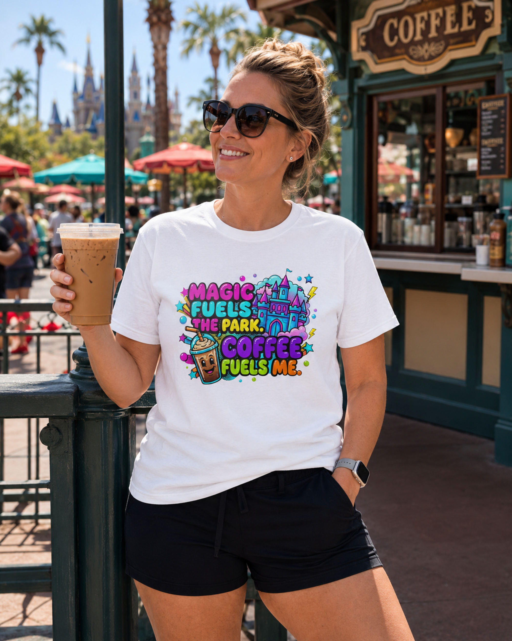 Magic Fuels The Park Coffee Fuels Me Shirt