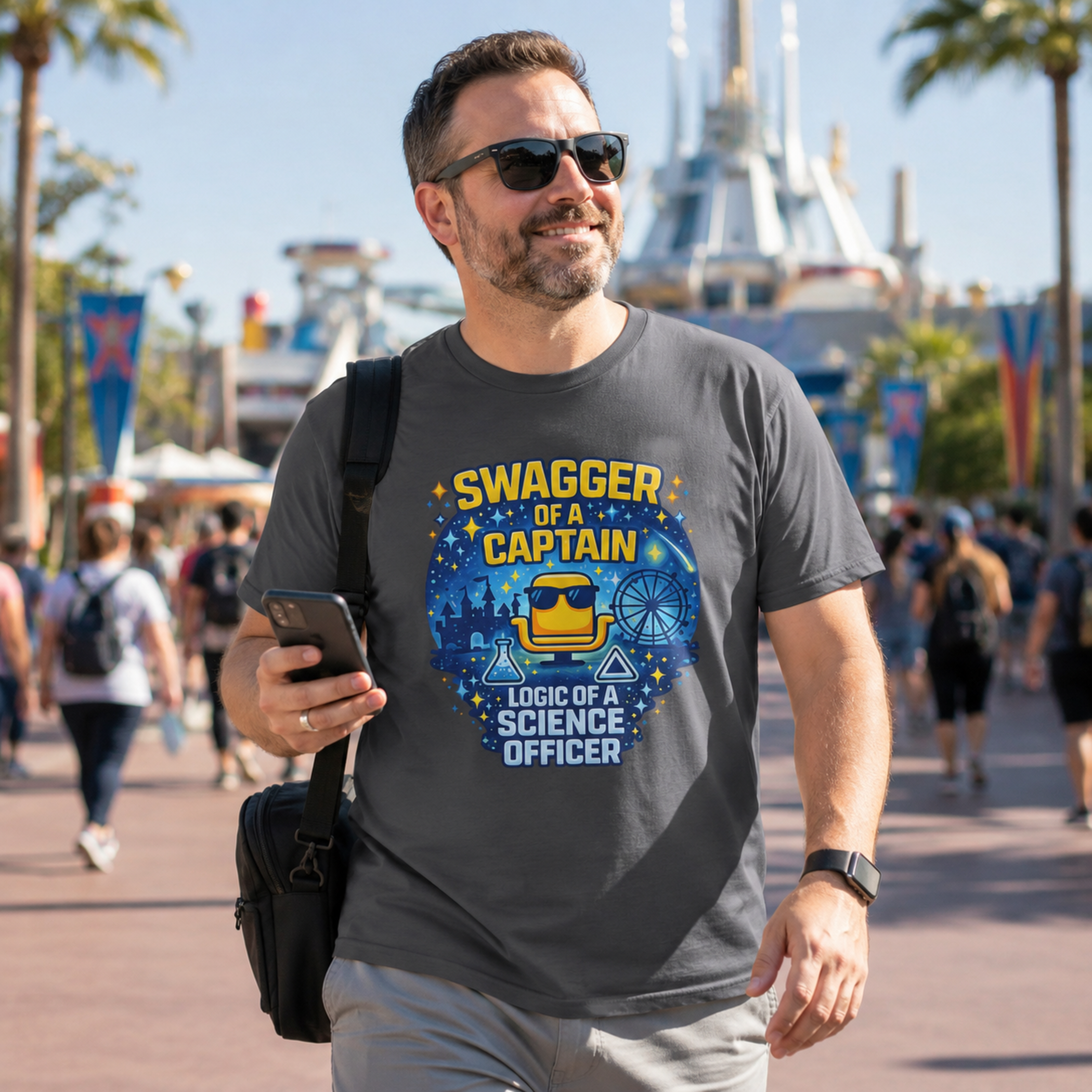 Swagger Of A Captain Logic Of A Science Officer Shirt – Star Trek Inspired Dad Tee