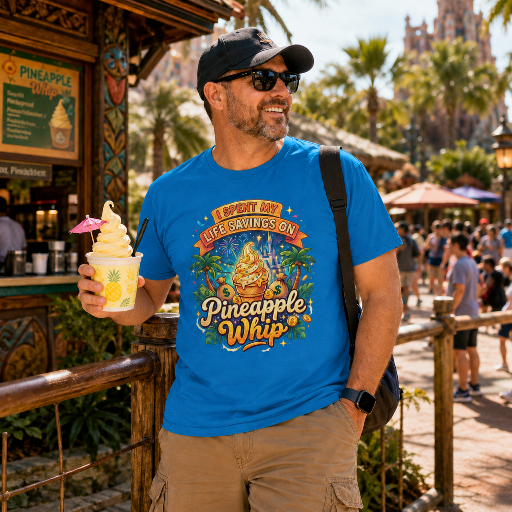 I Spent My Life Savings On Pineapple Whip Shirt – Funny Theme Park Snack Tee