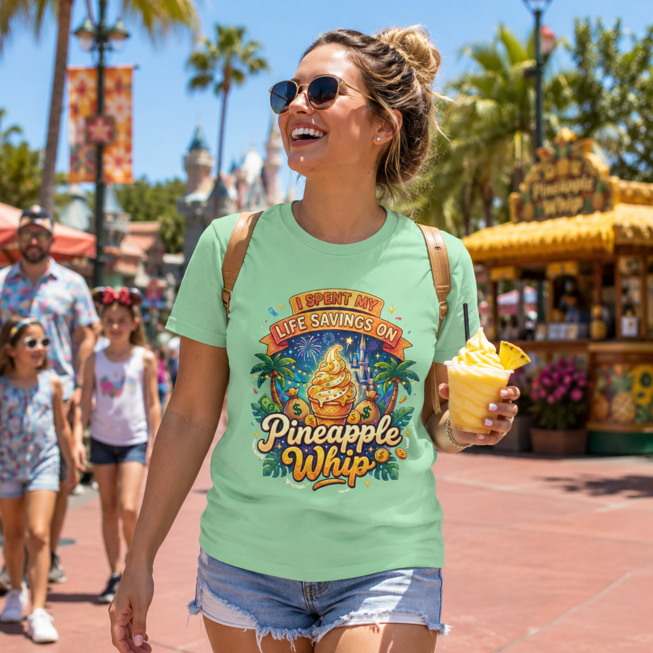 I Spent My Life Savings On Pineapple Whip Shirt – Funny Theme Park Snack Tee