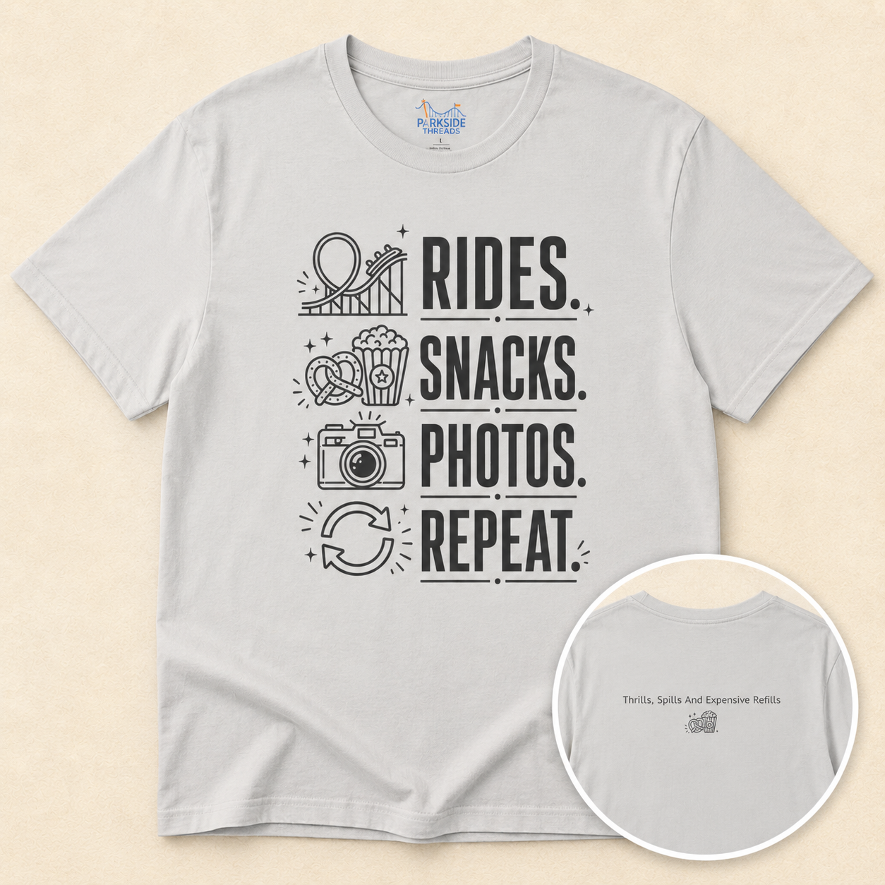 Rides, Snacks, Photos, Repeat
