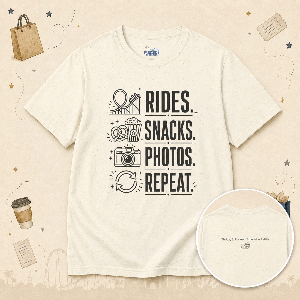 Rides, Snacks, Photos, Repeat