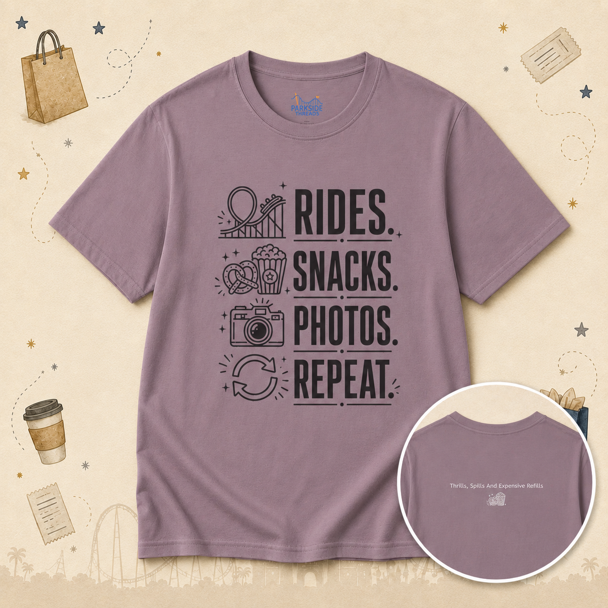 Rides, Snacks, Photos, Repeat