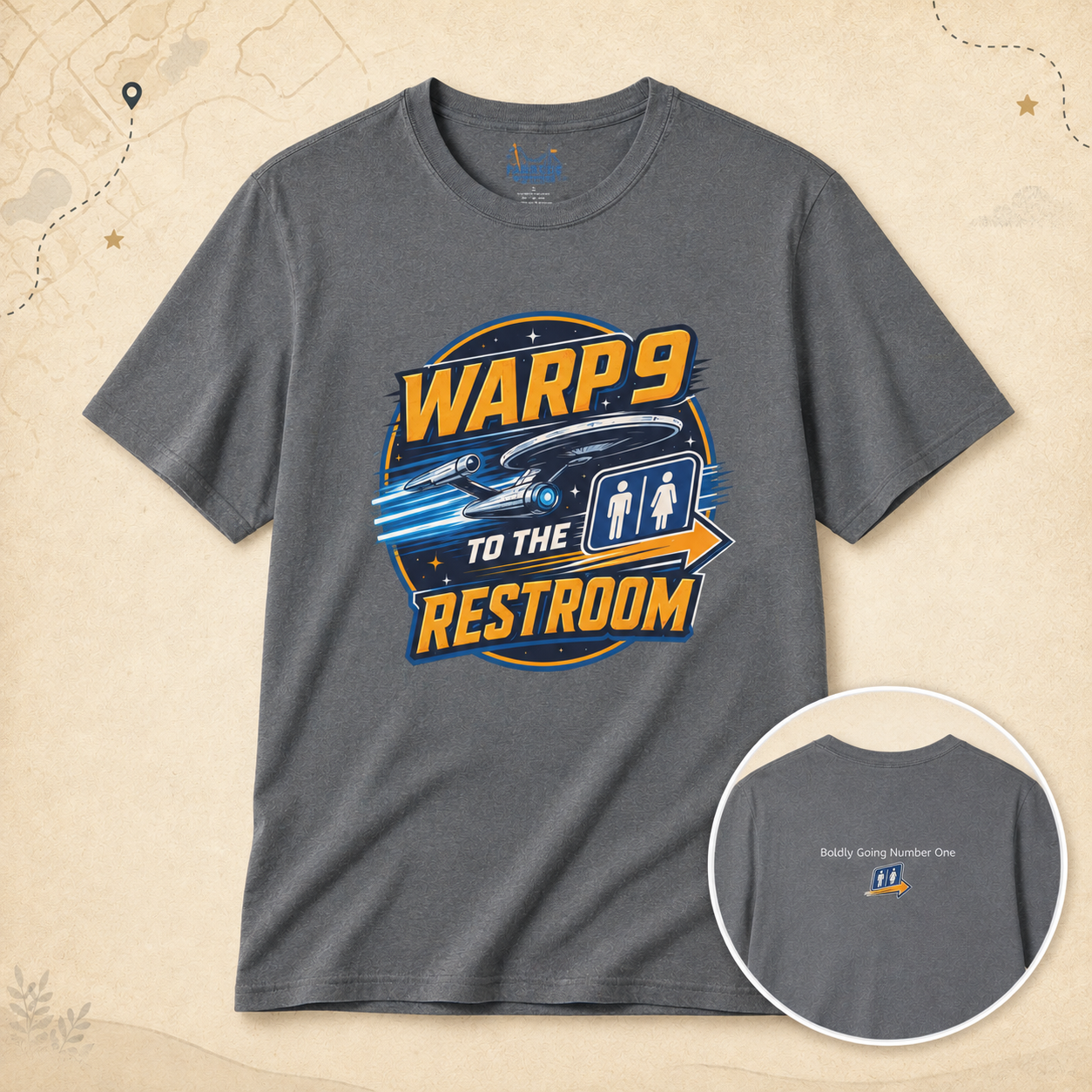 Warp 9 To The Restroom