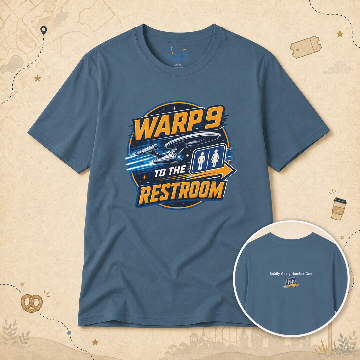 Warp 9 To The Restroom