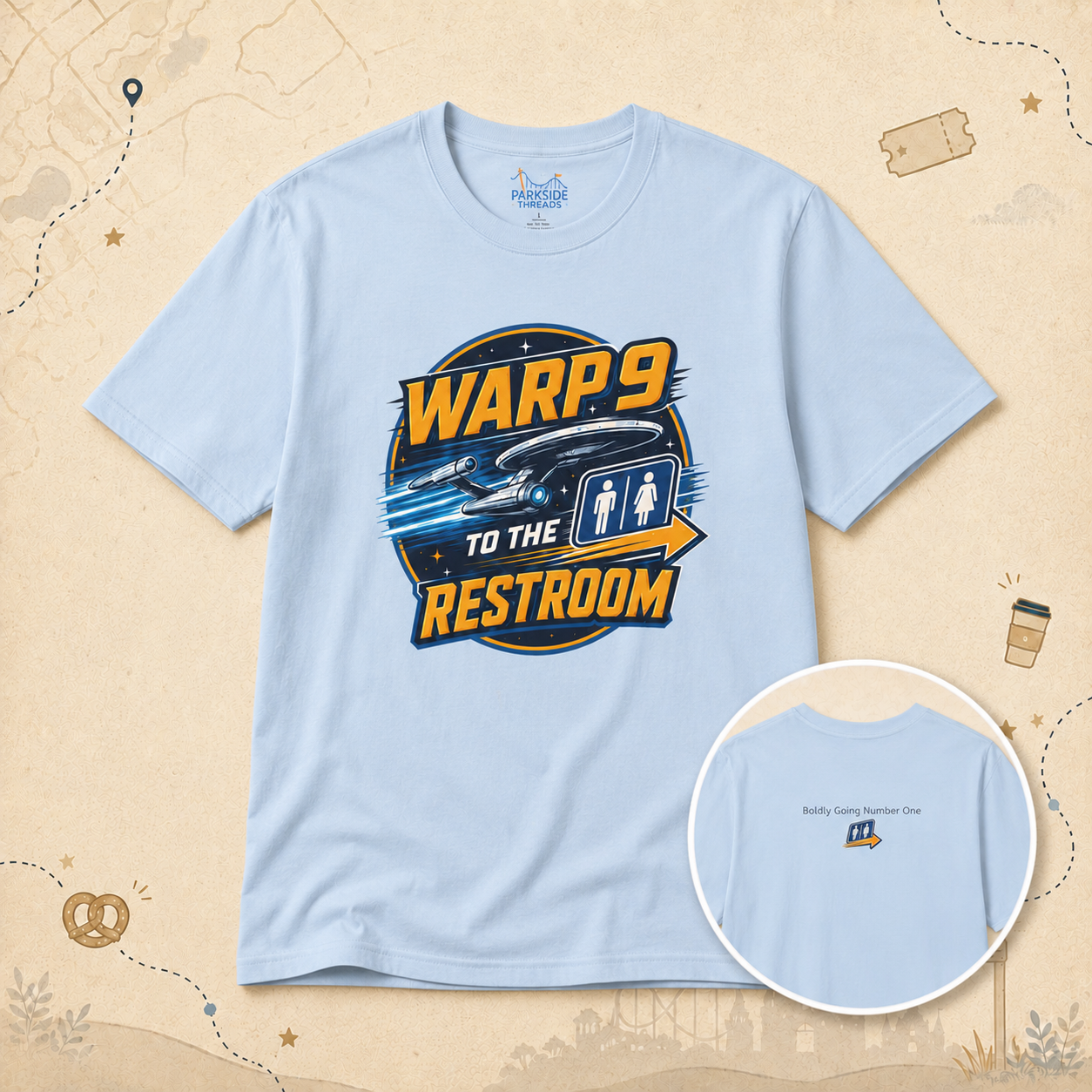 Warp 9 To The Restroom