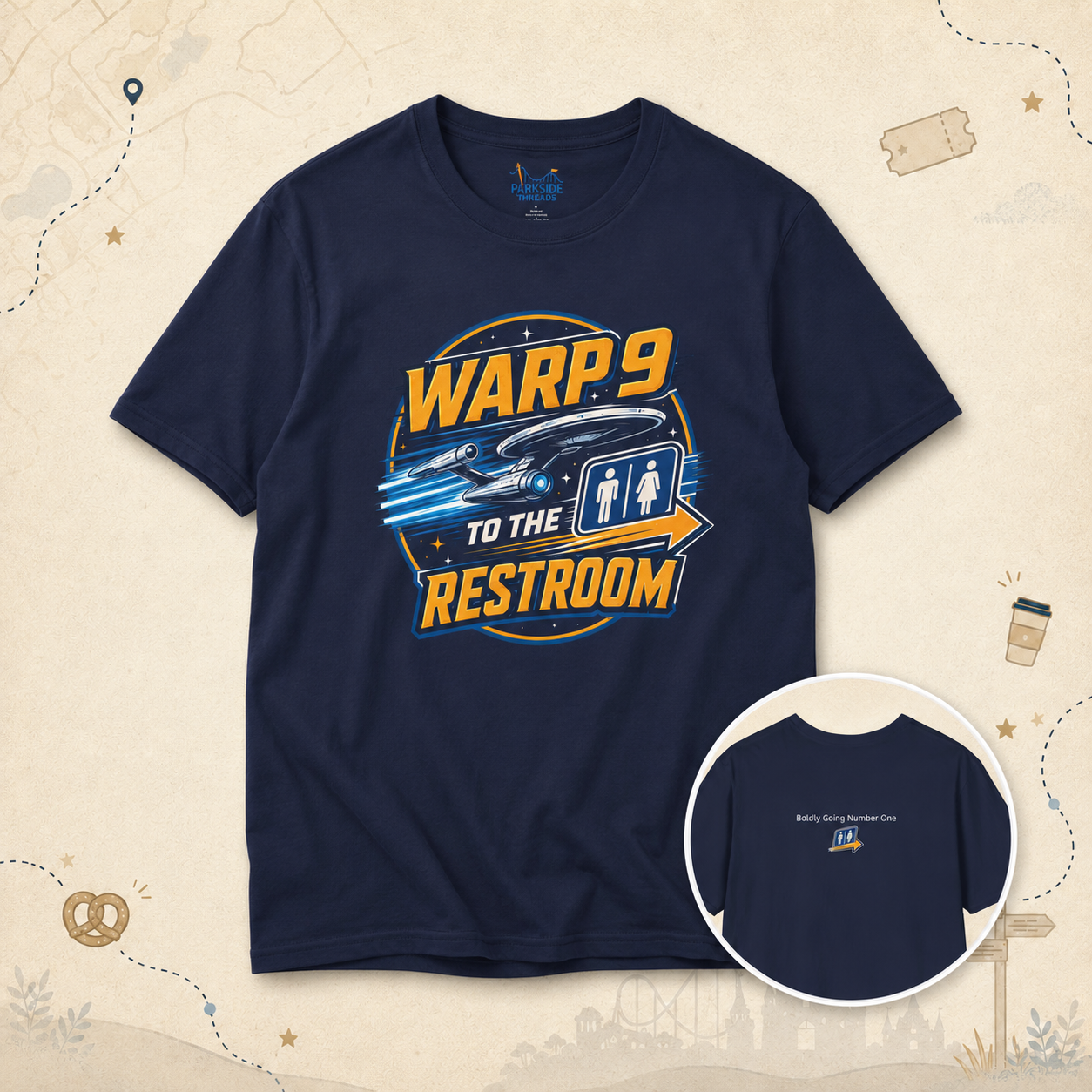 Warp 9 To The Restroom