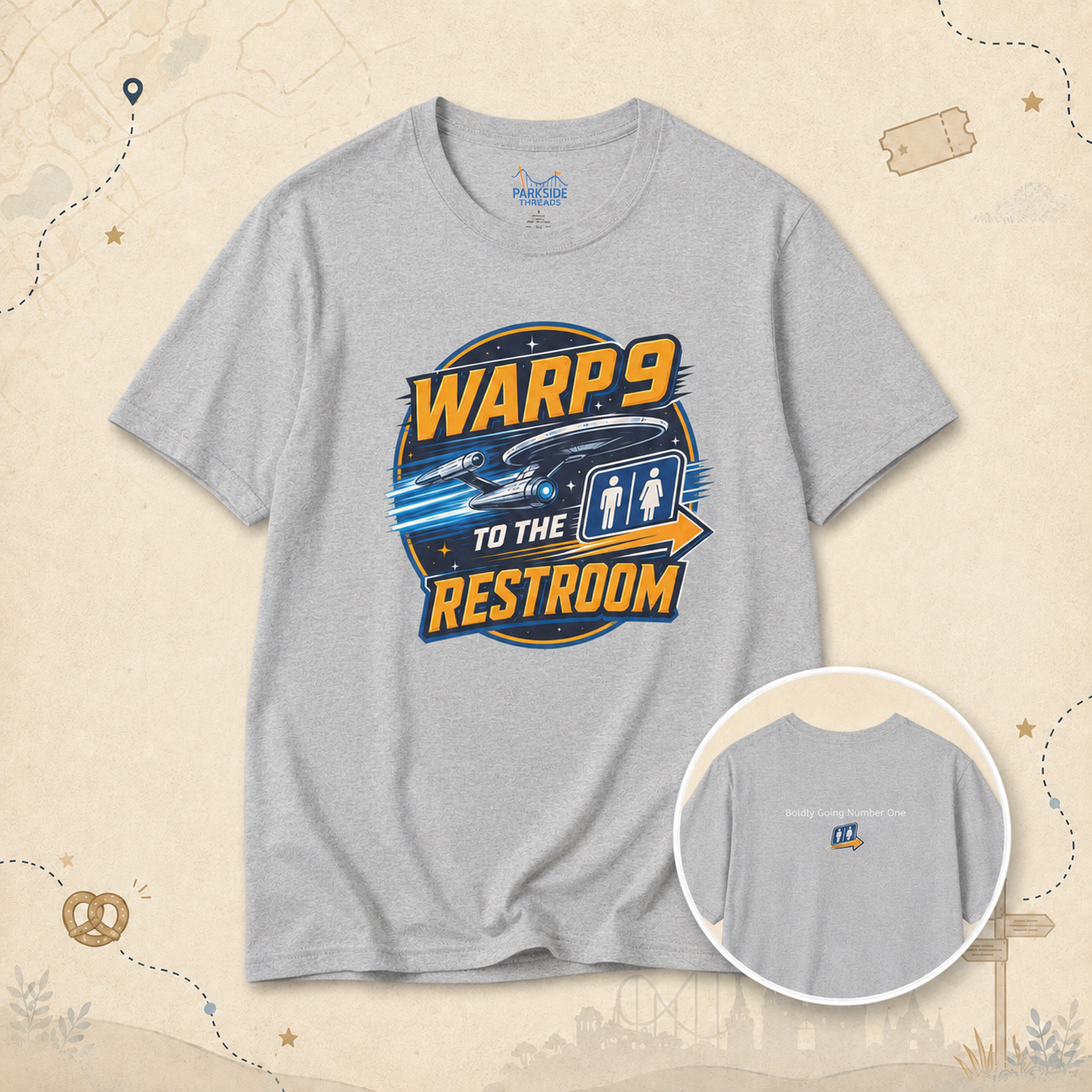 Warp 9 To The Restroom