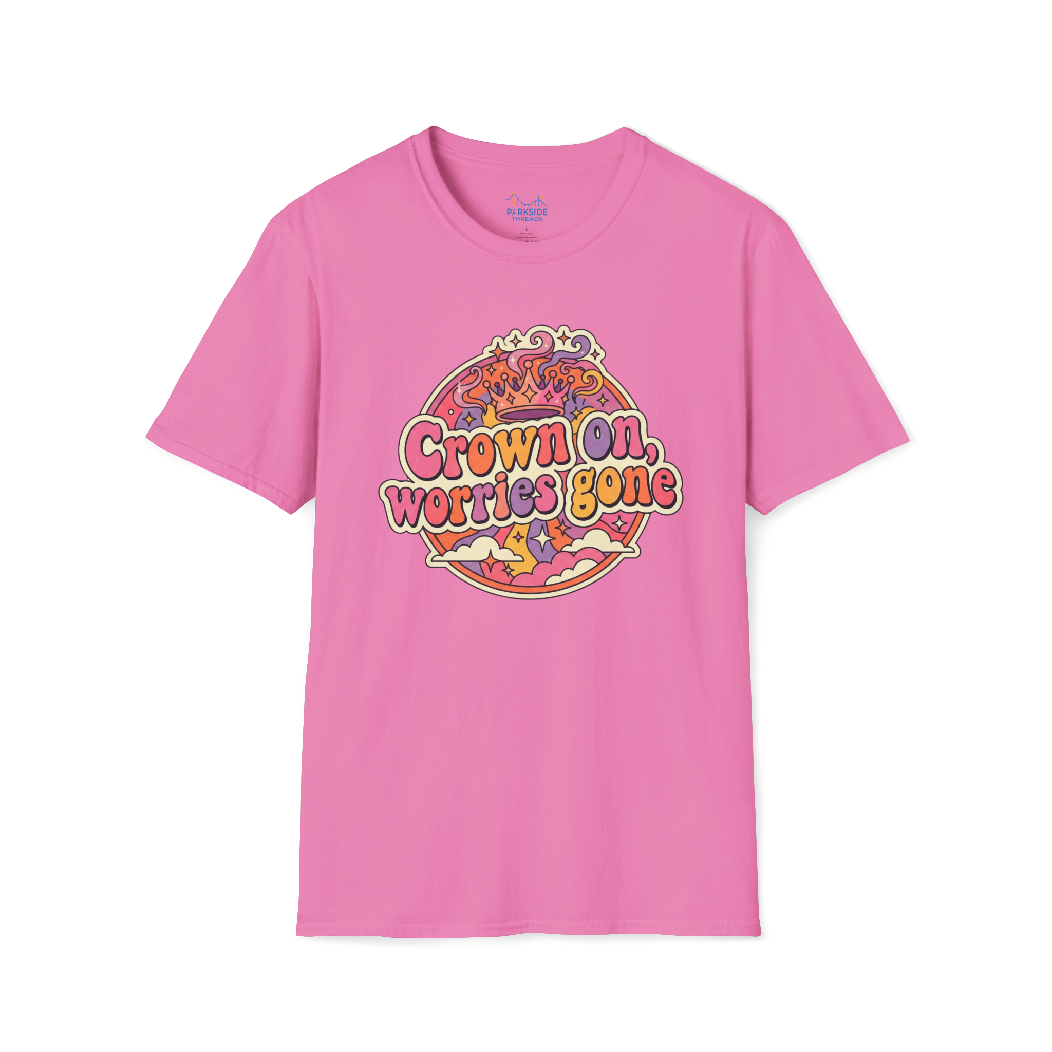 Crown On. Worries Gone. Tee