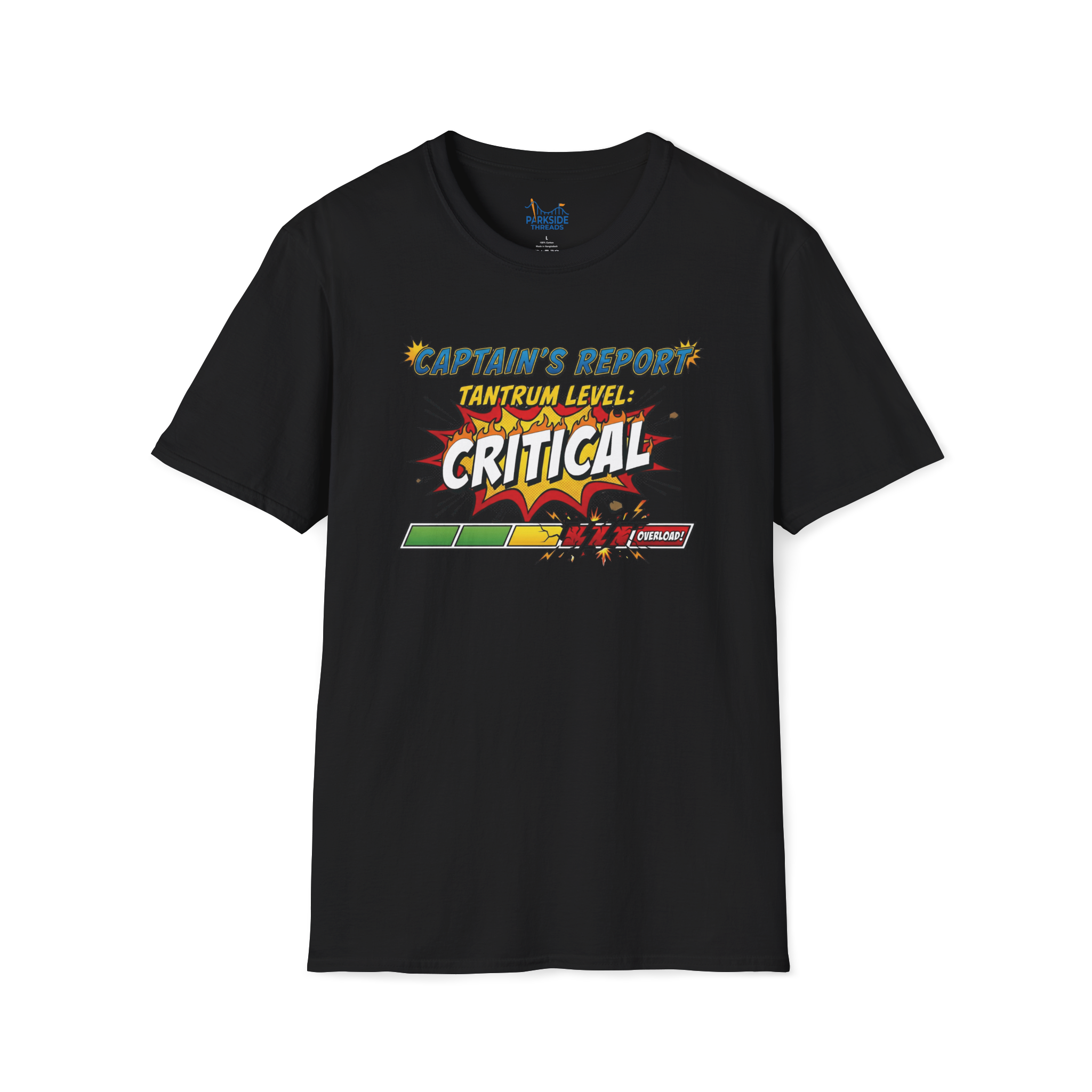 Tantrum Level: Critical | Funny Kids Comic Graphic Tee