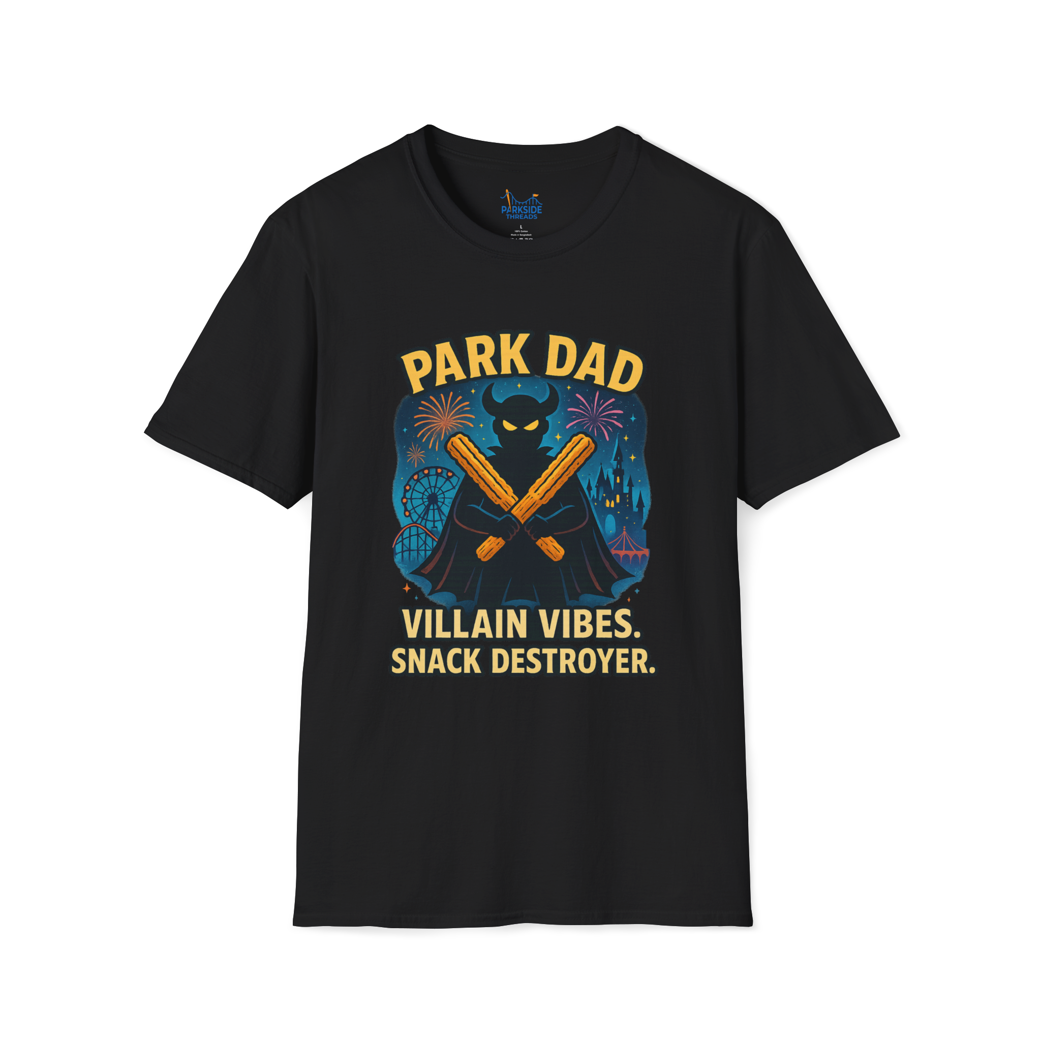 Park Dad Shirt – Villain Vibes. Snack Destroyer.