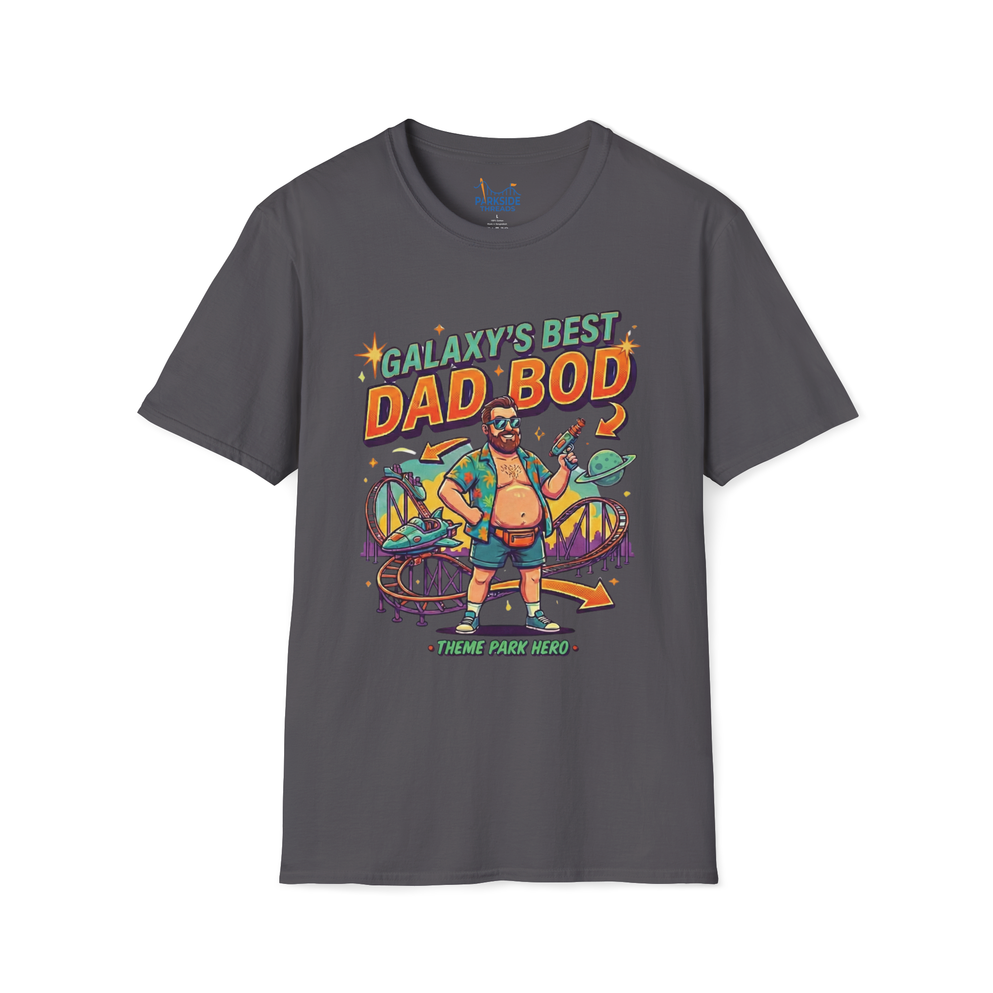 Galaxy’s Best Dad Bod | Theme Park Dad Shirt