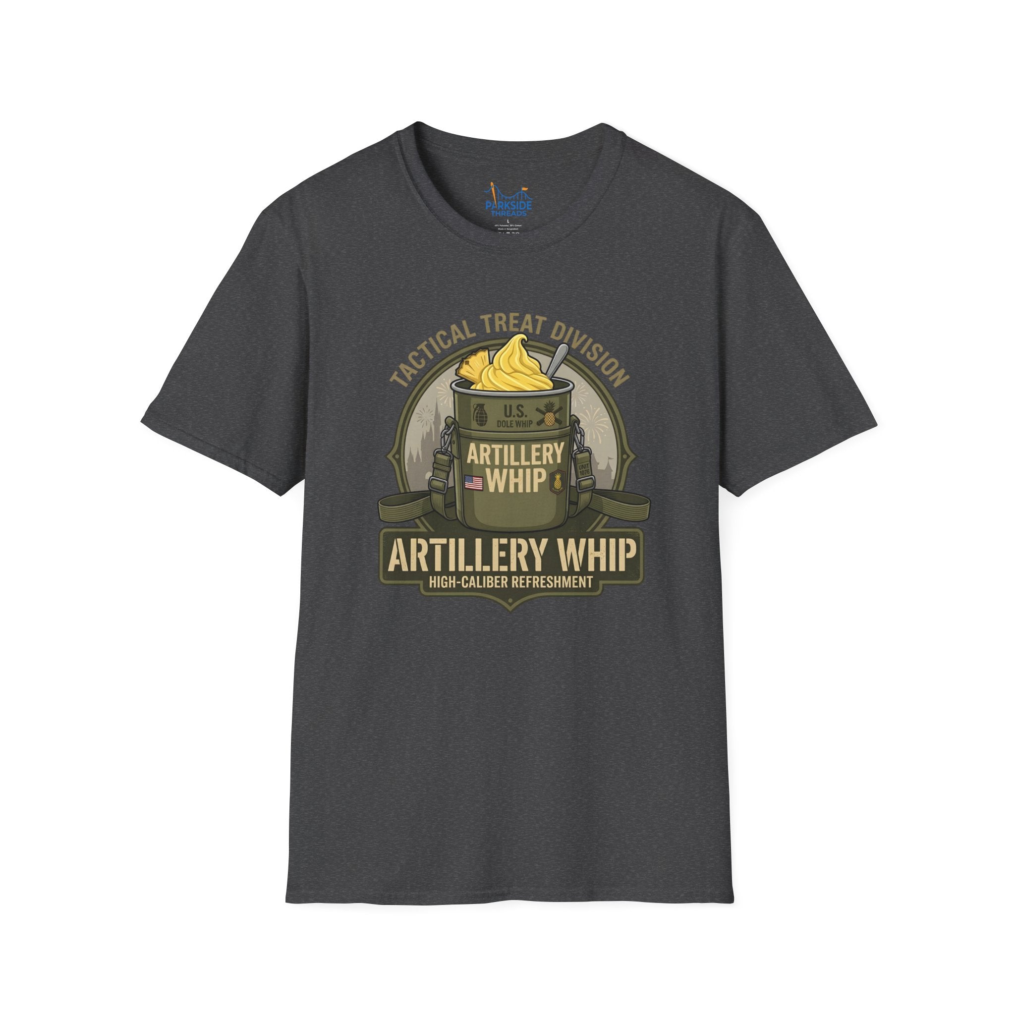 Artillery Whip Army Snack Shirt – Funny Military Theme Park Tee