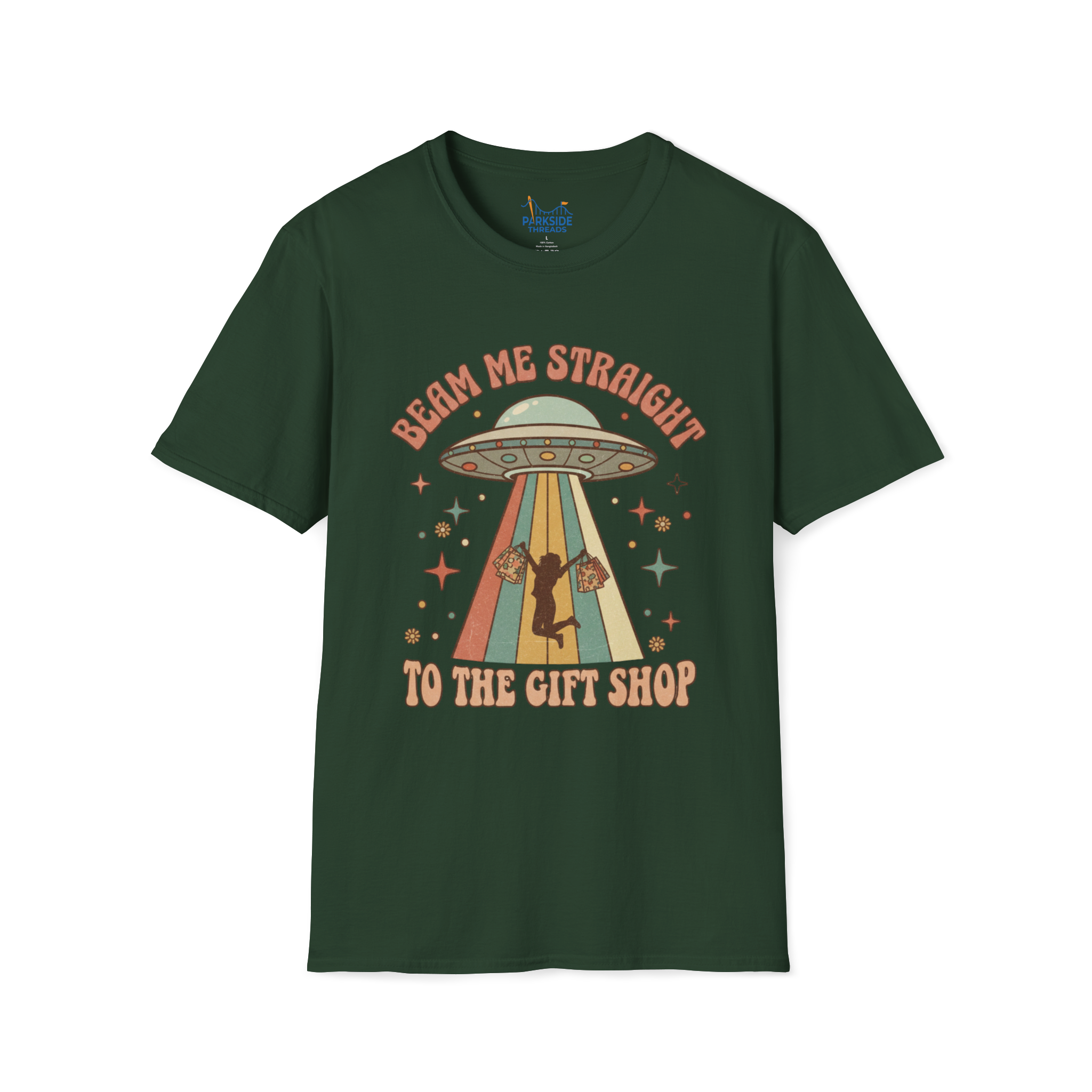 Beam Me Straight to the Gift Shop – Theme Park Mom Tee