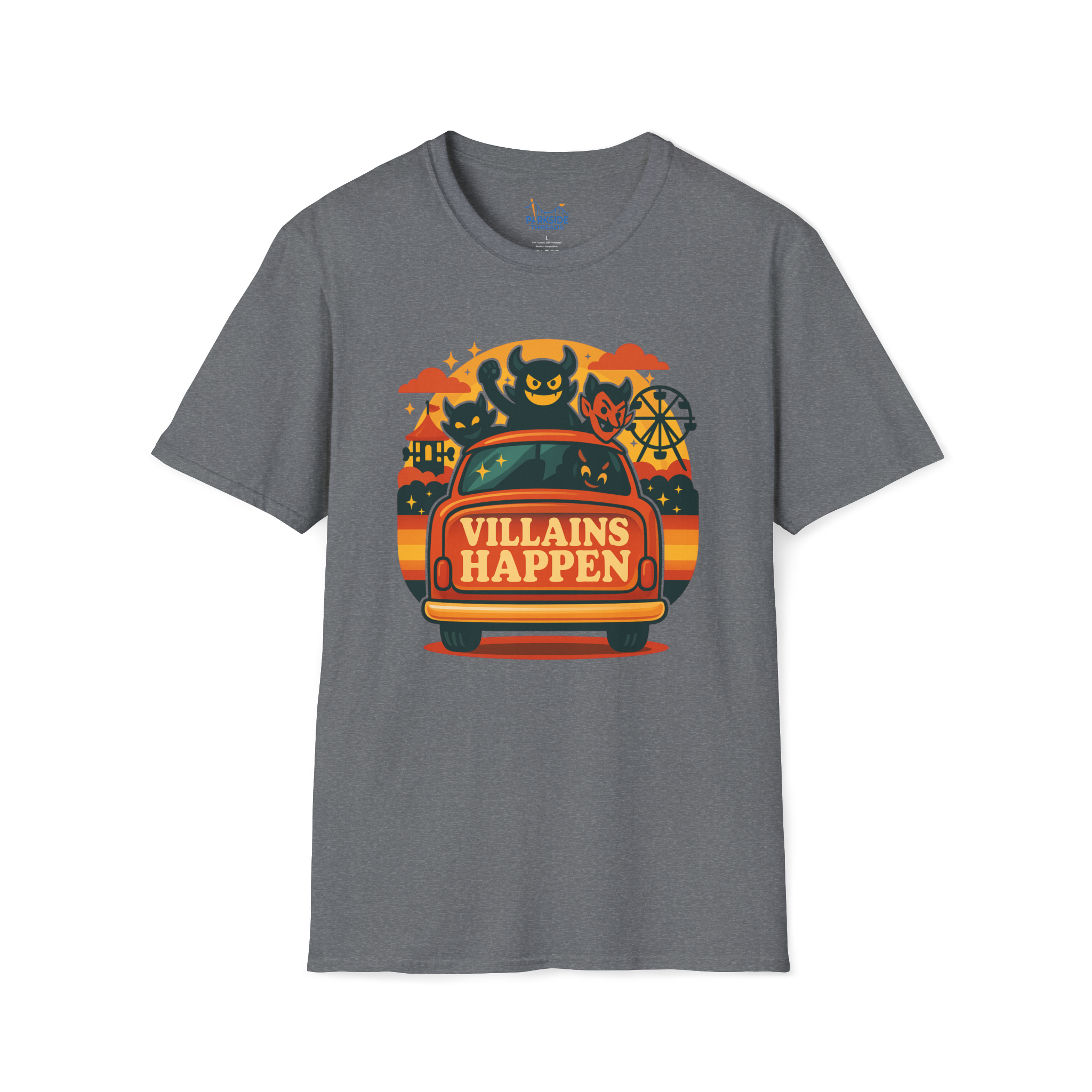 Villains Happen Park Dad Tee