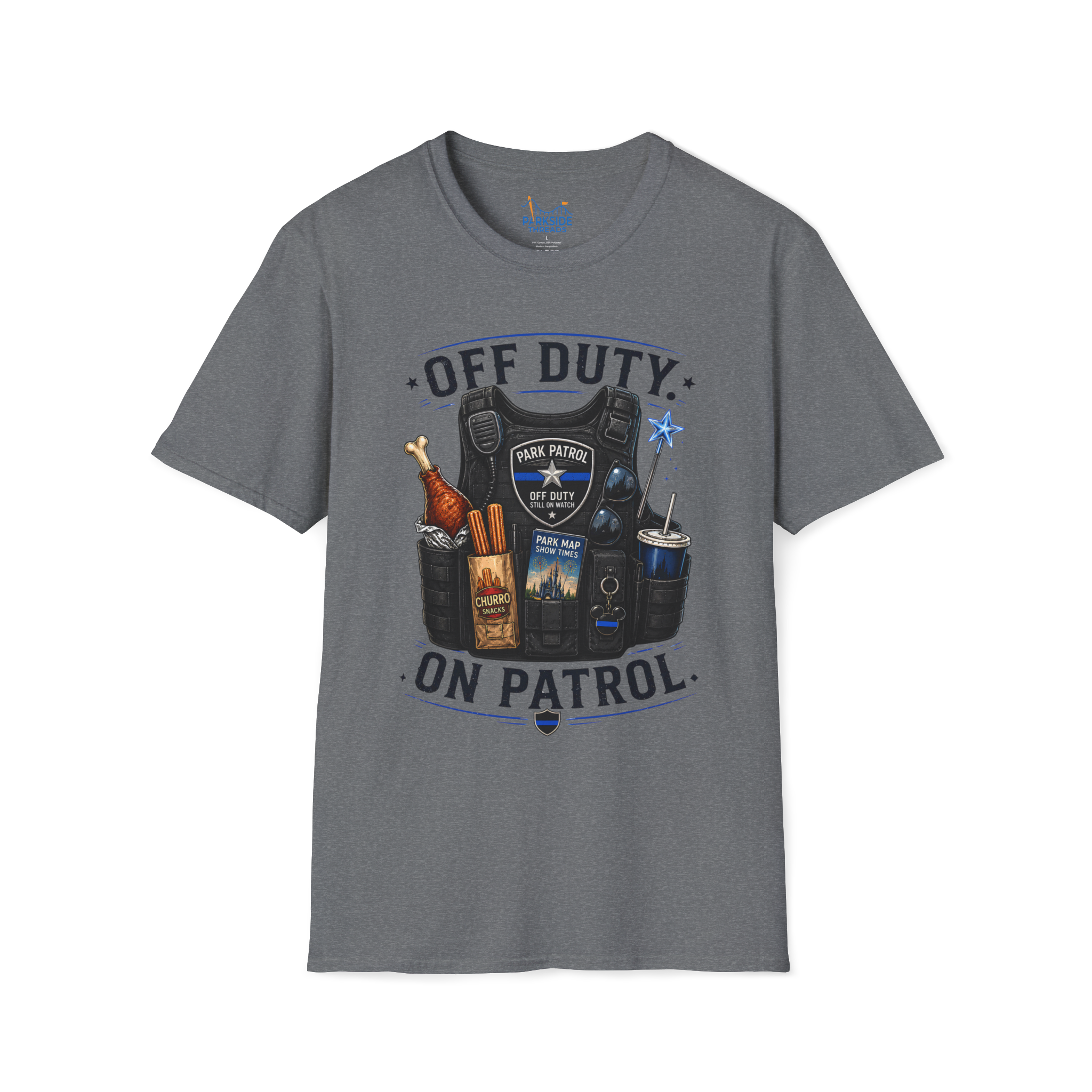 Off Duty On Patrol Police Officer Theme Park Shirt, Law Enforcement Vacation Tee, Cop Gift
