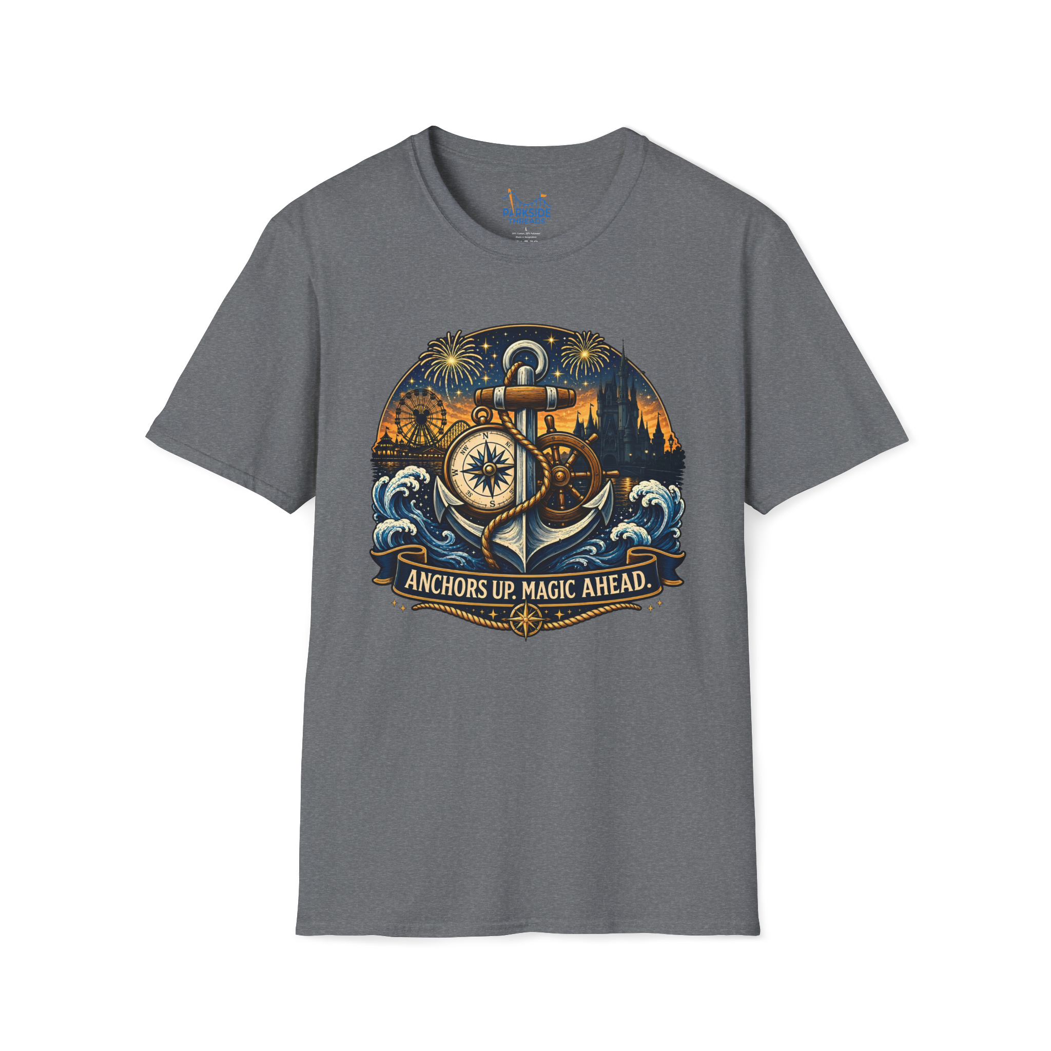 Anchors Up Magic Ahead Navy Shirt