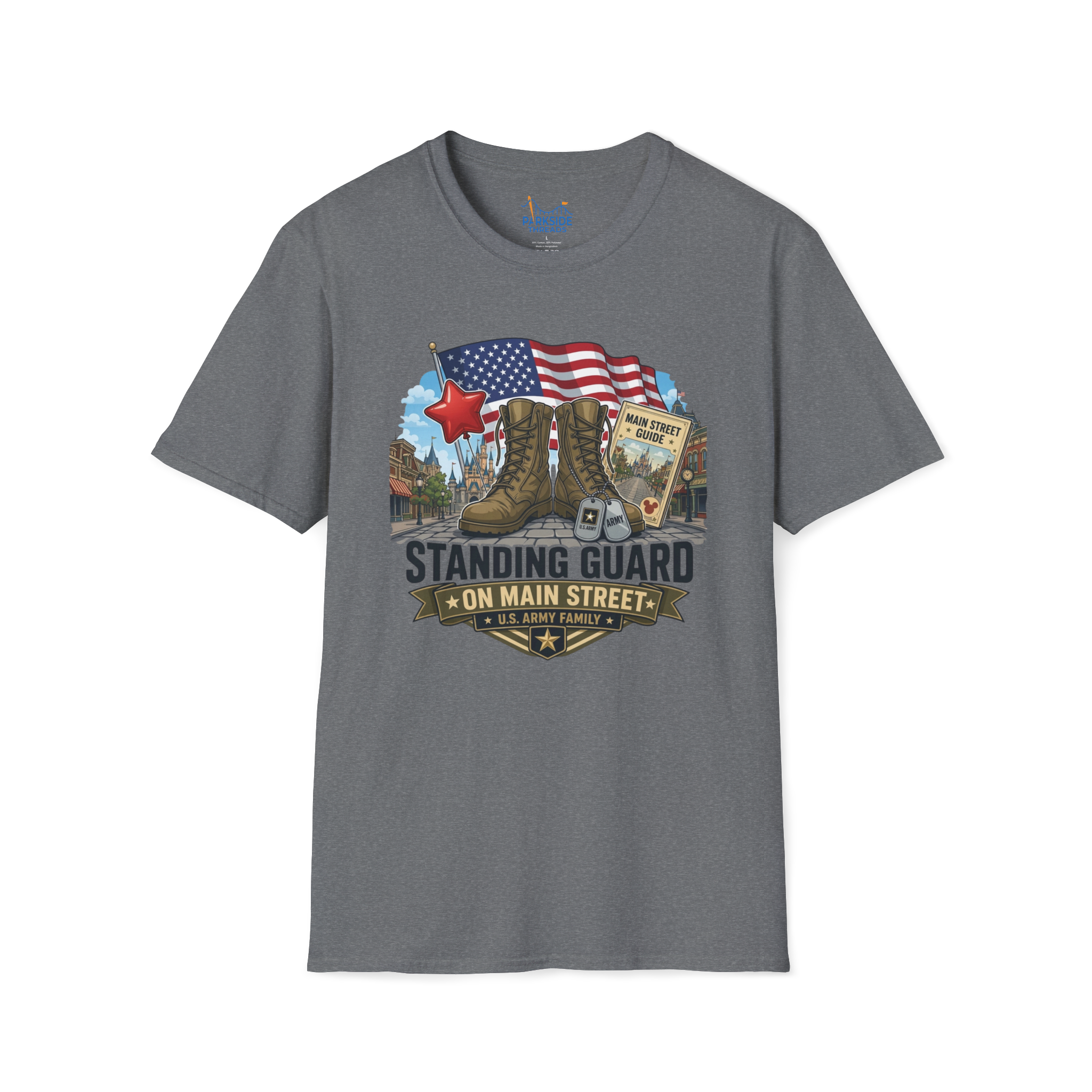 Standing Guard on Main Street Army Family Shirt