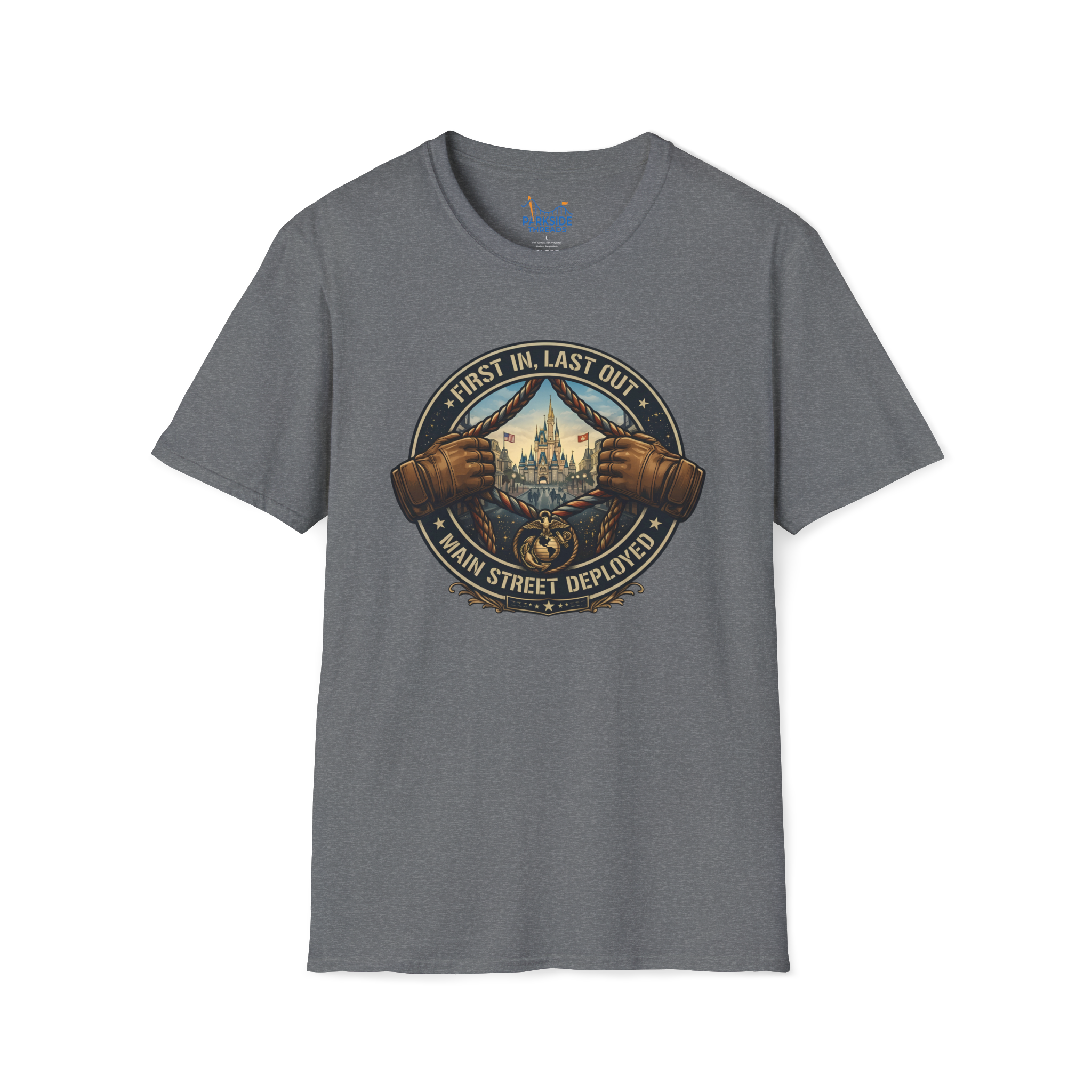 Main Street Deployed Marine Family Shirt