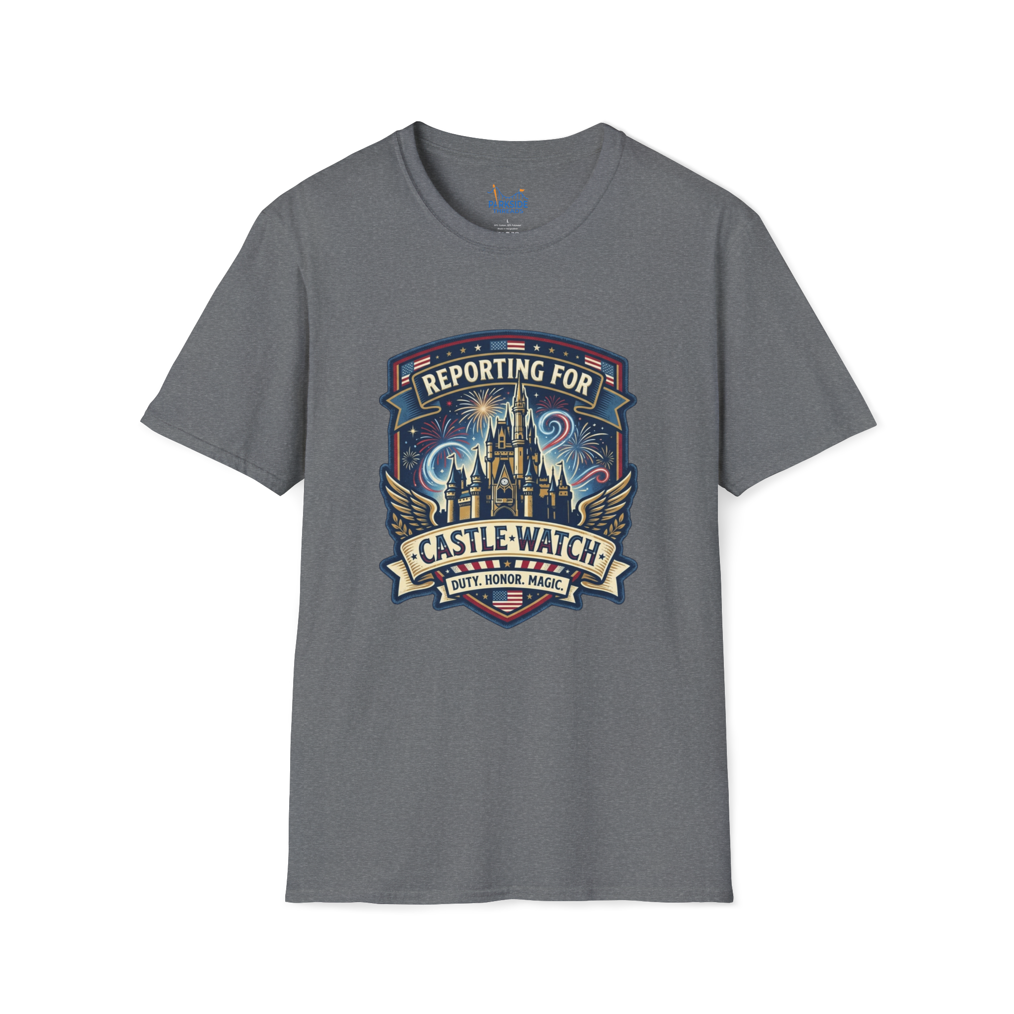 Reporting for Castle Watch Military Family Vacation Tee