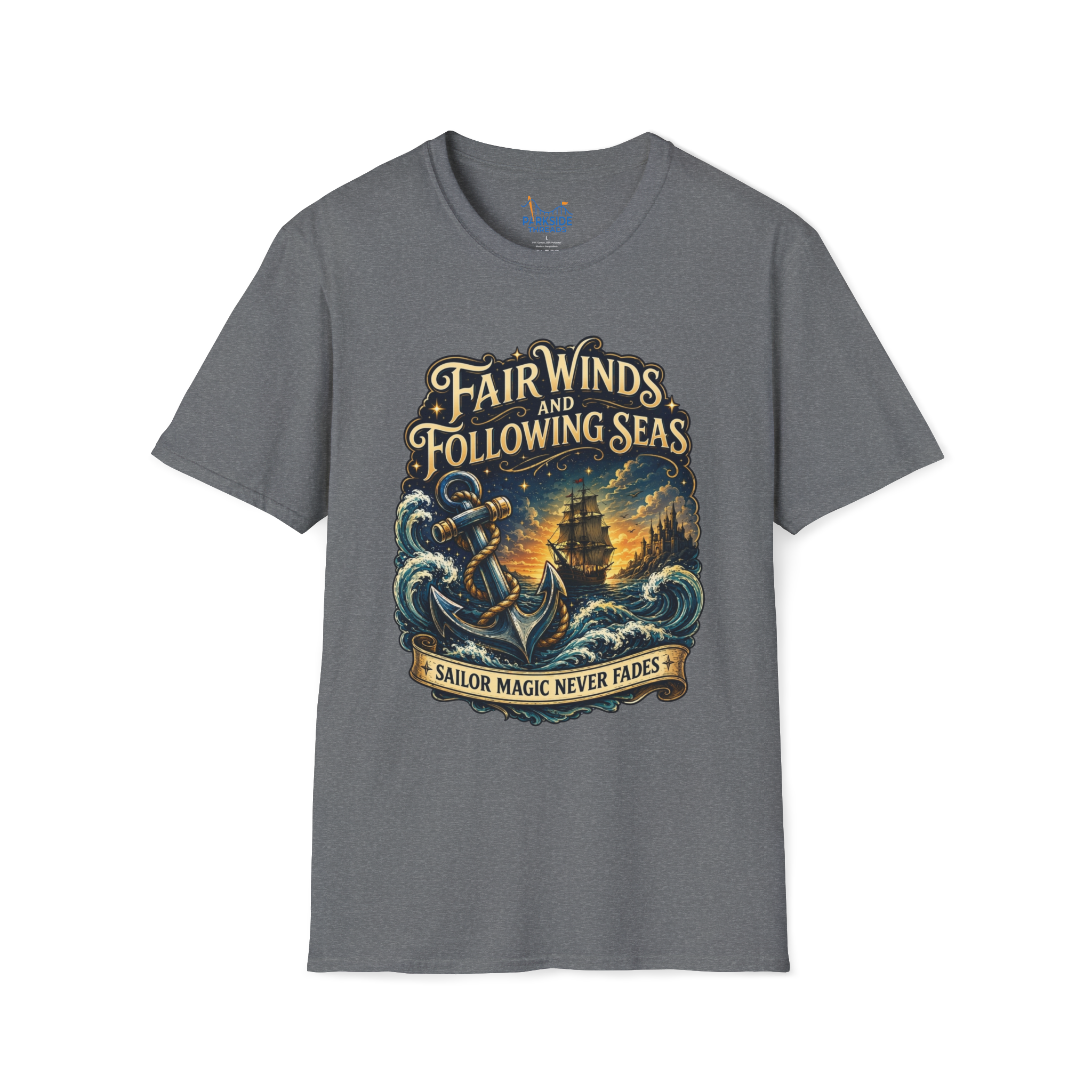Fair Winds Navy Theme Park Shirt
