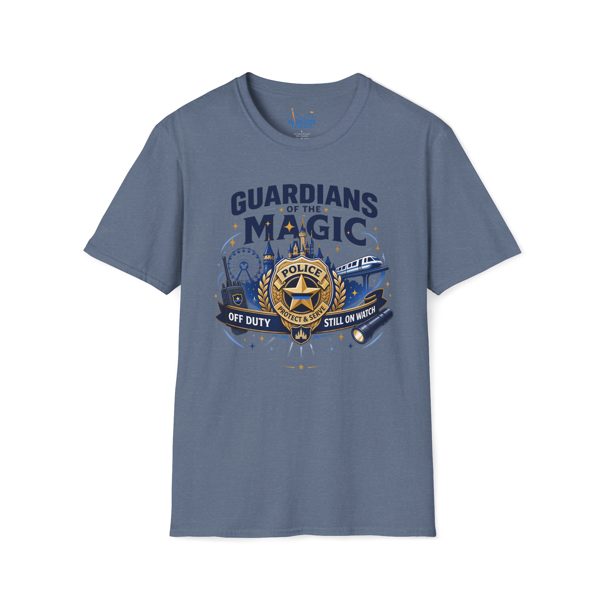 Guardians of the Magic Police Officer Theme Park Shirt, Off Duty Cop Vacation Tee, Law Enforcement Gift