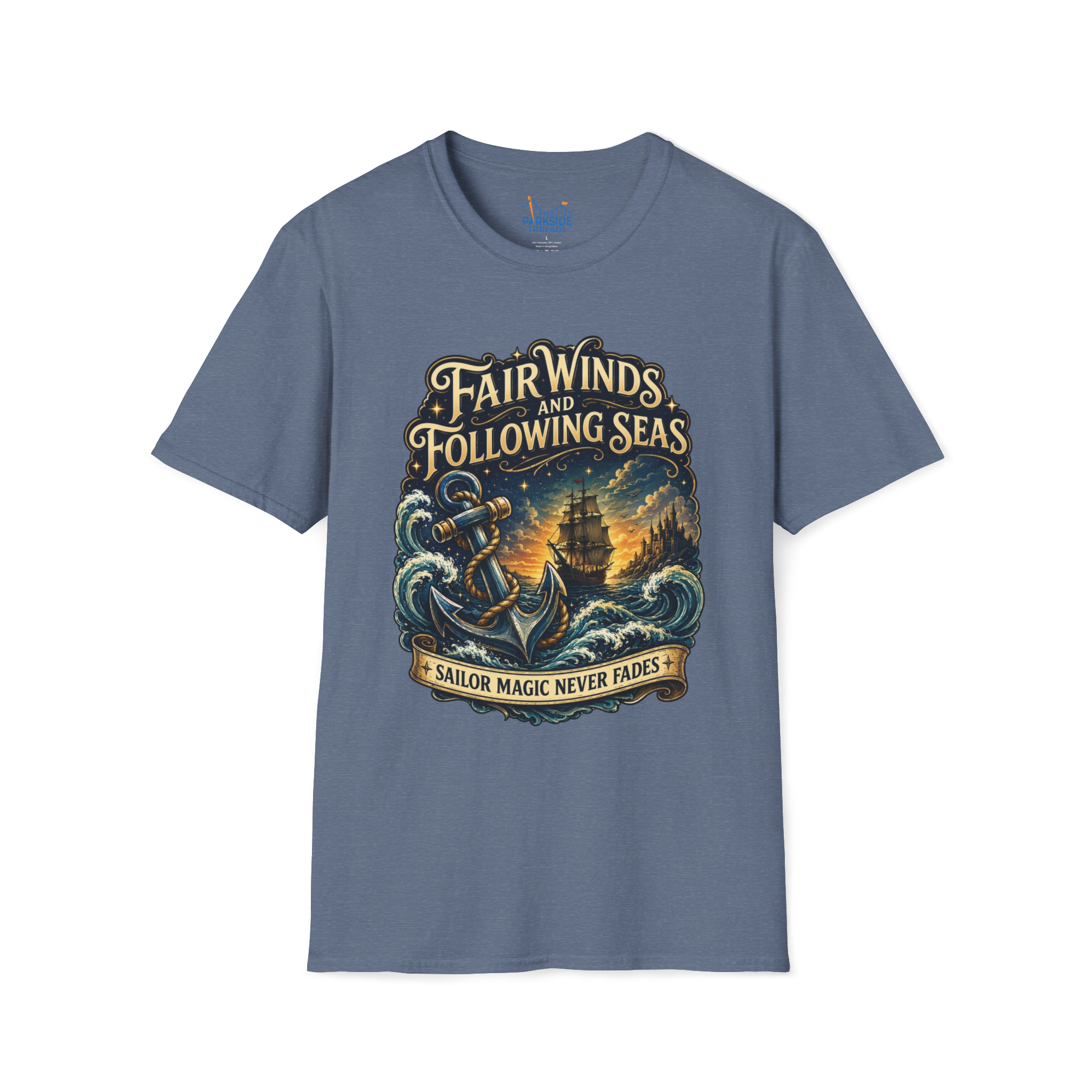 Fair Winds Navy Theme Park Shirt