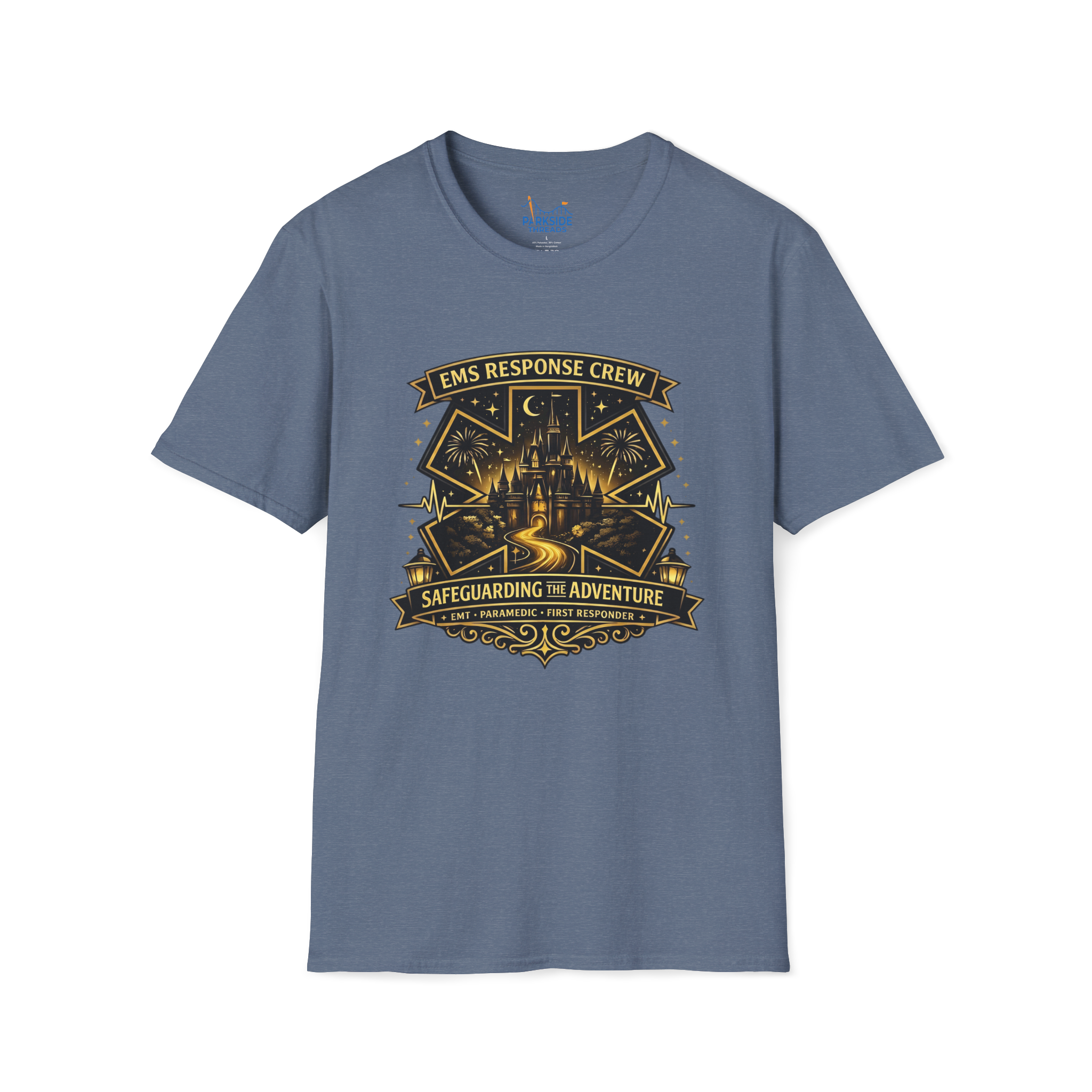 Safeguarding the Adventure EMS First Responder Theme Park T-Shirt