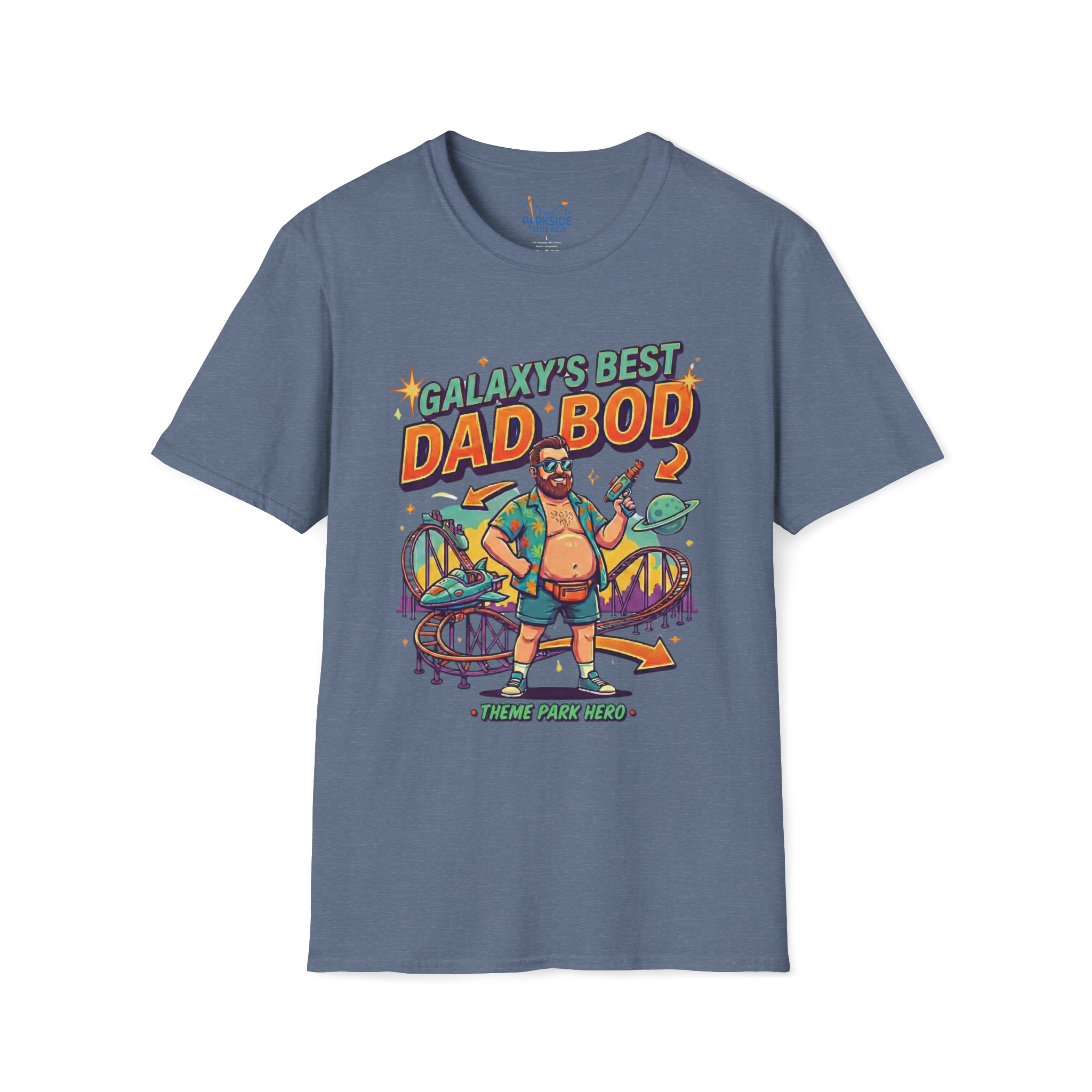 Galaxy’s Best Dad Bod | Theme Park Dad Shirt
