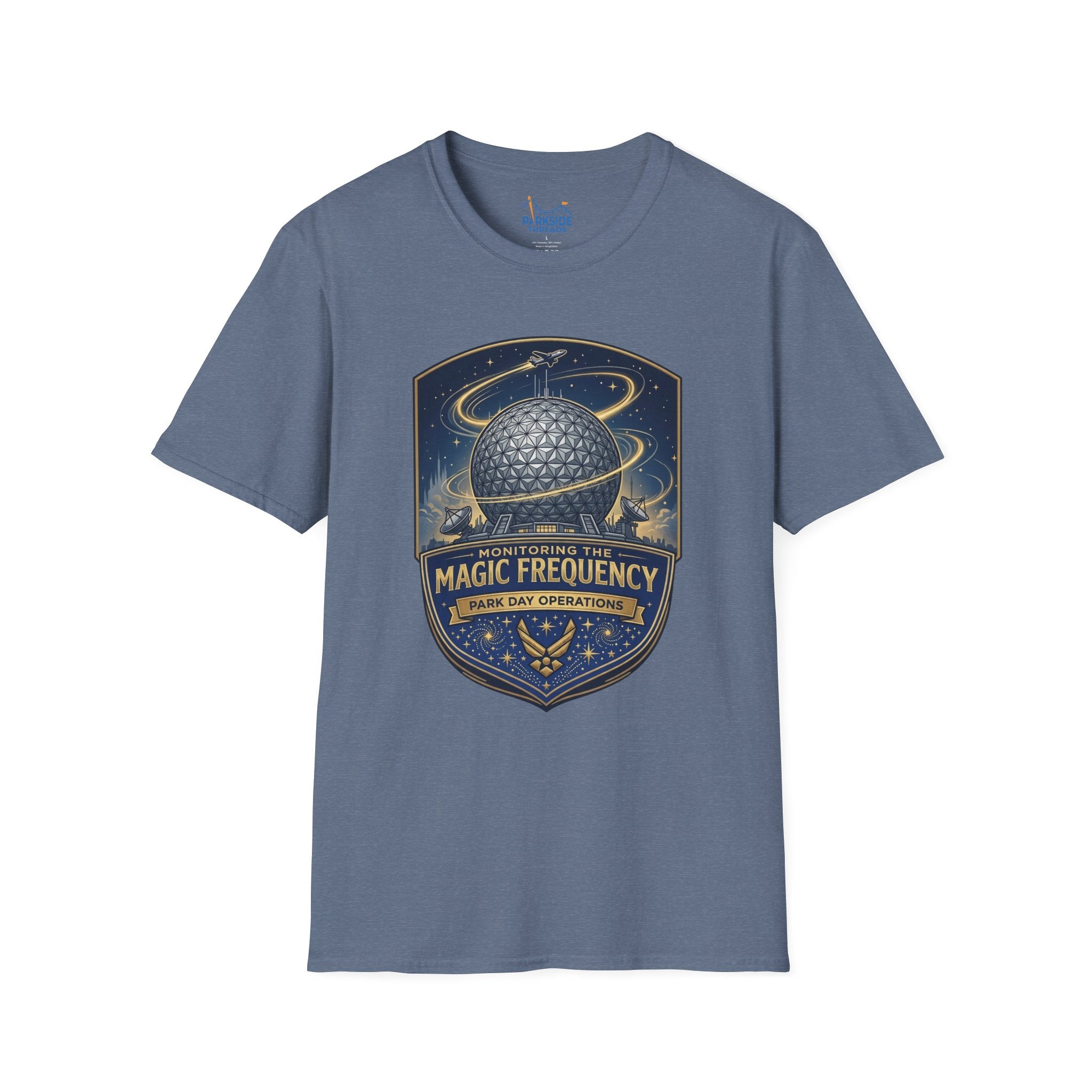 Monitoring the Magic Frequency Air Force Theme Park T-Shirt