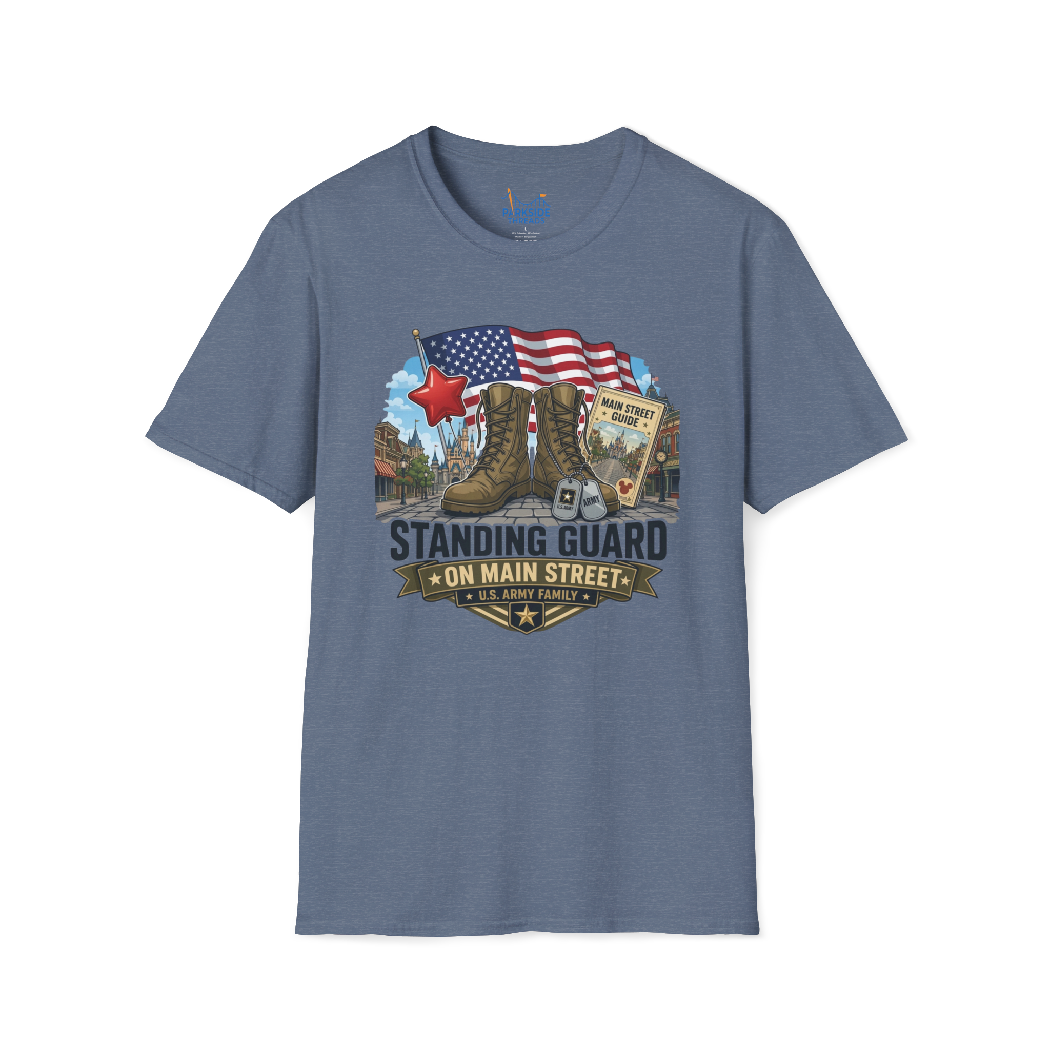 Standing Guard on Main Street Army Family Shirt