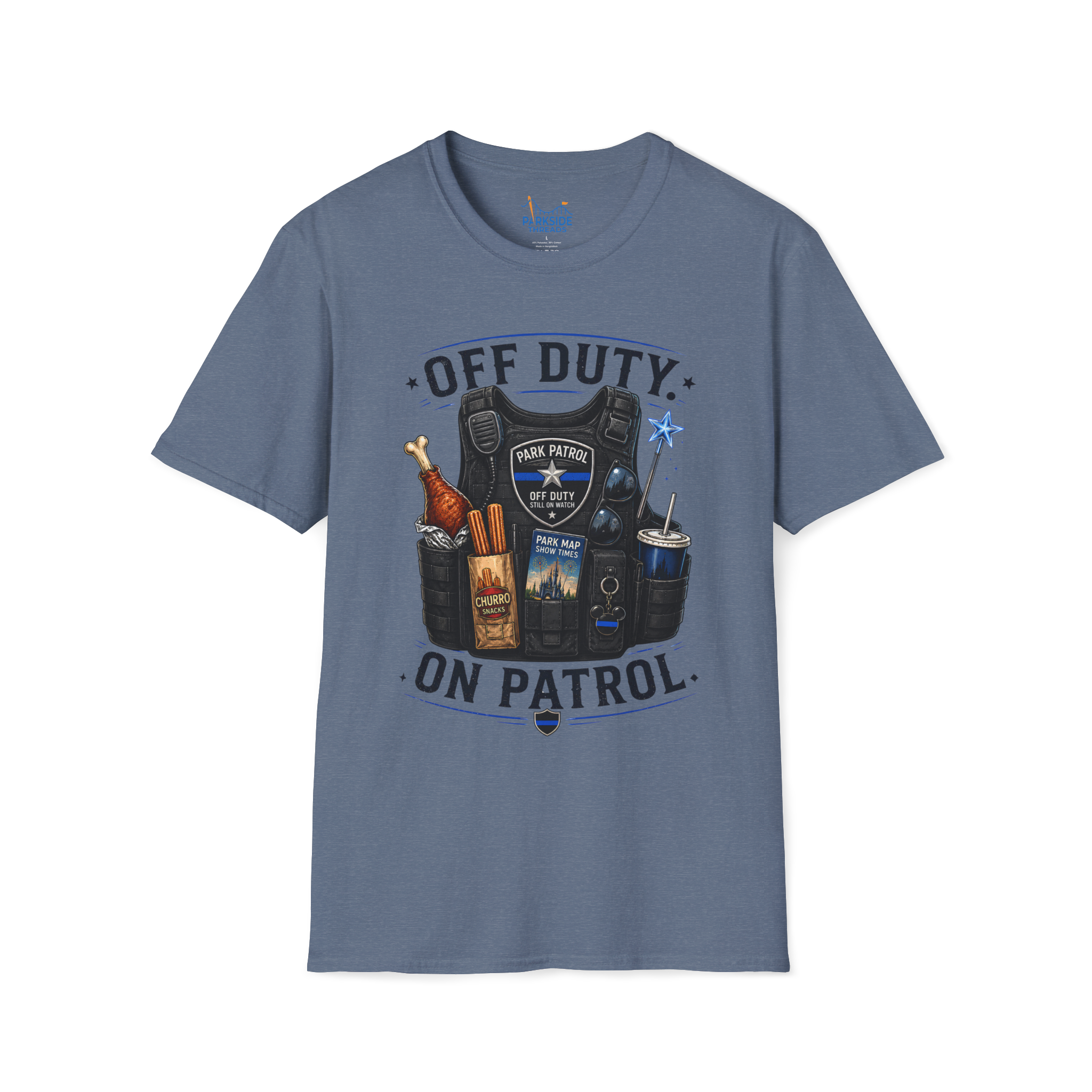 Off Duty On Patrol Police Officer Theme Park Shirt, Law Enforcement Vacation Tee, Cop Gift