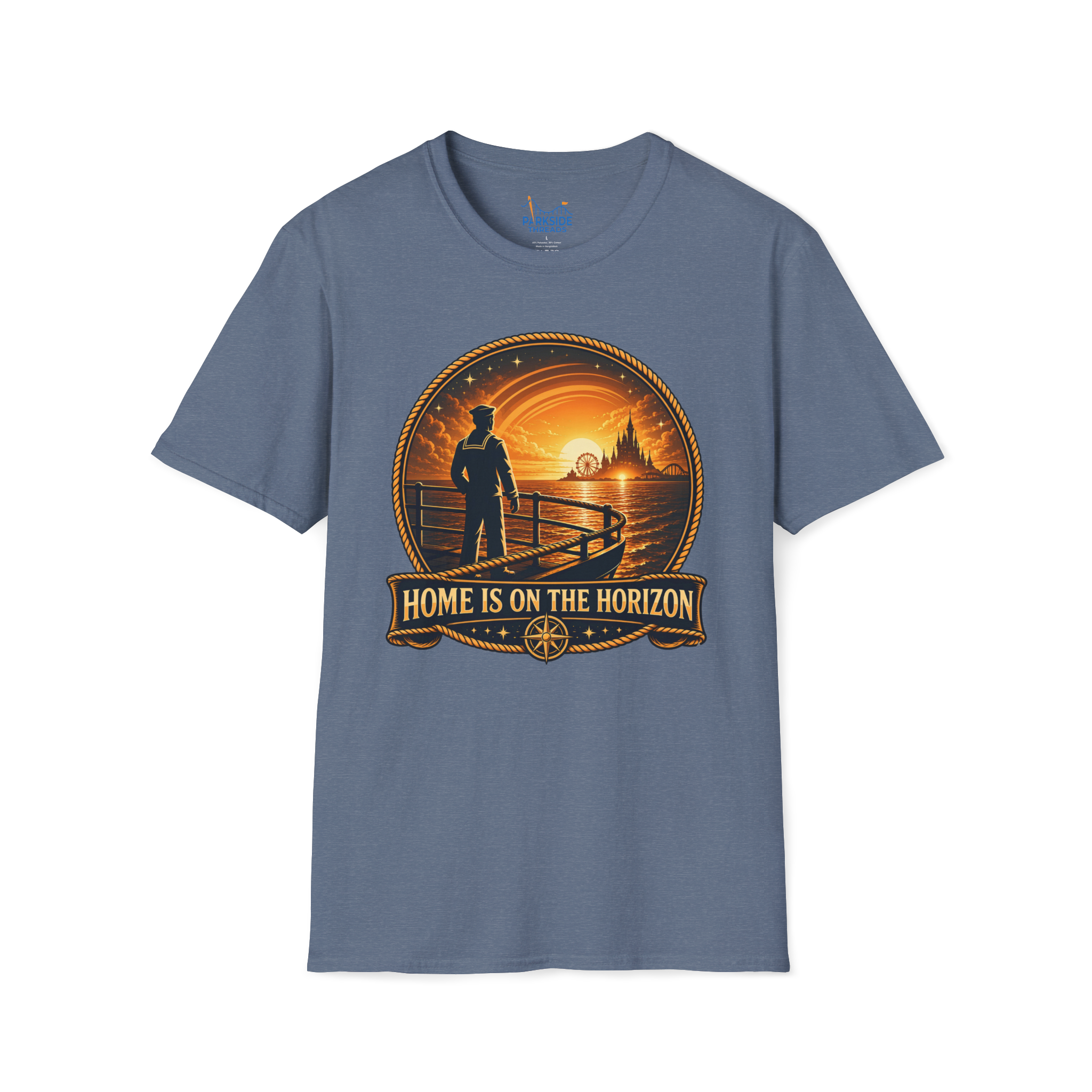Home Is on the Horizon Navy Shirt