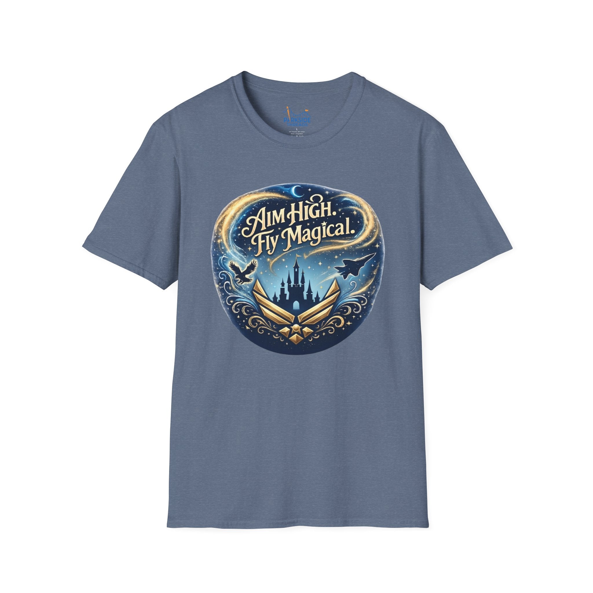 aim high, fly magical - tee shirt
