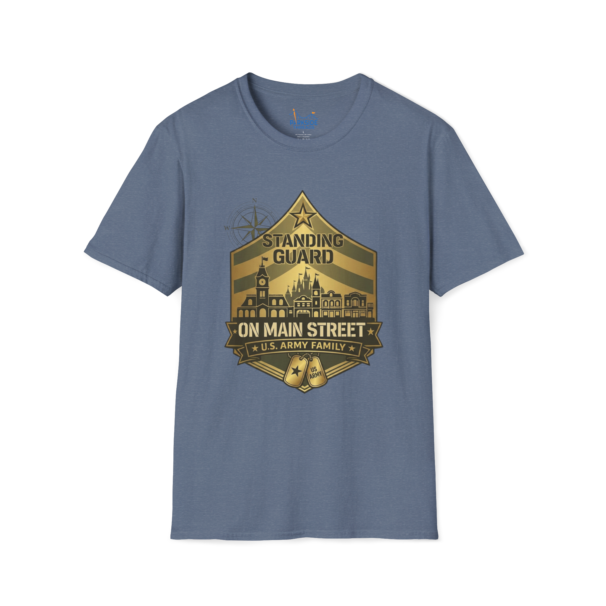 Standing Guard on Main Street U.S. Army Family Theme Park Shirt