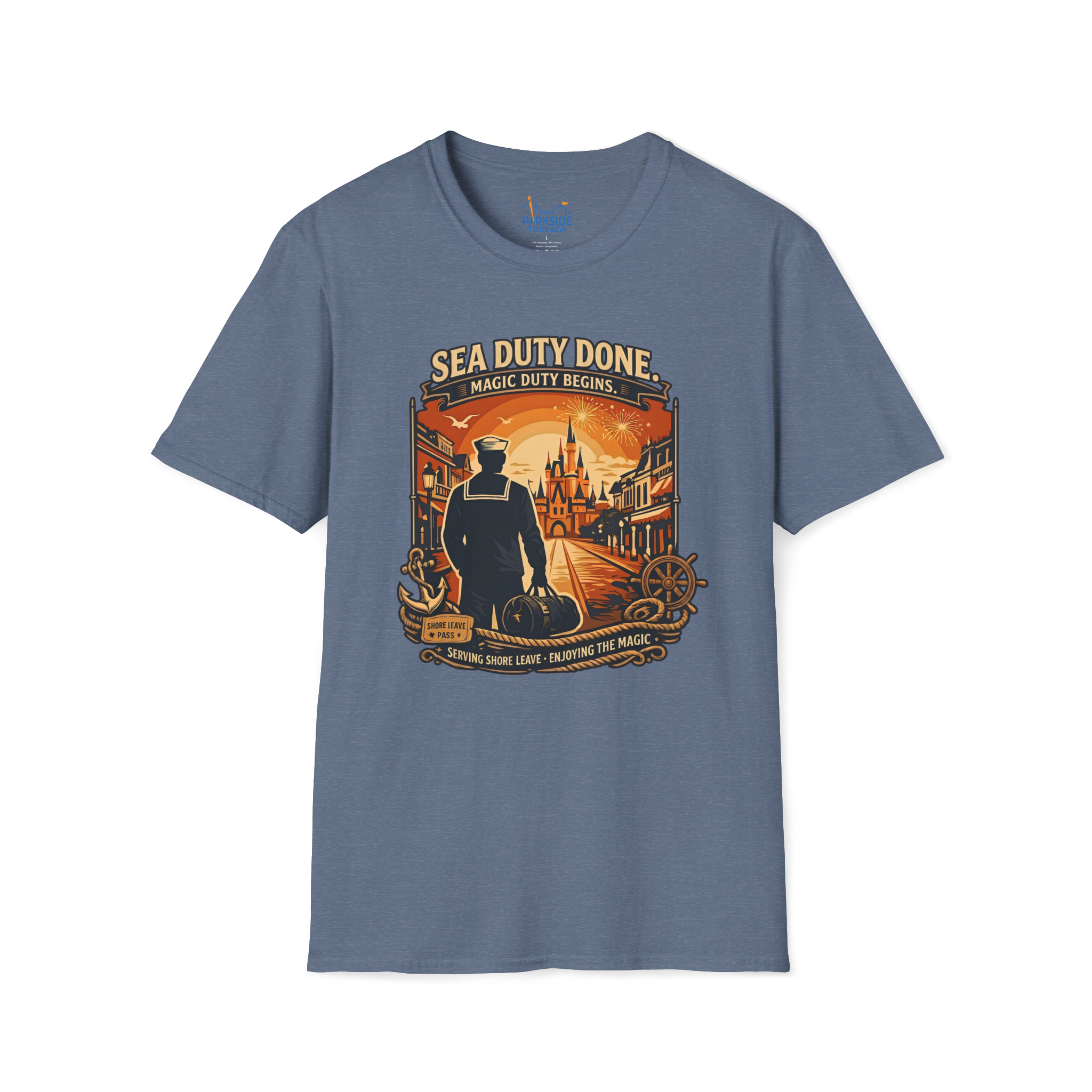 Sea Duty Done Navy Theme Park Shirt