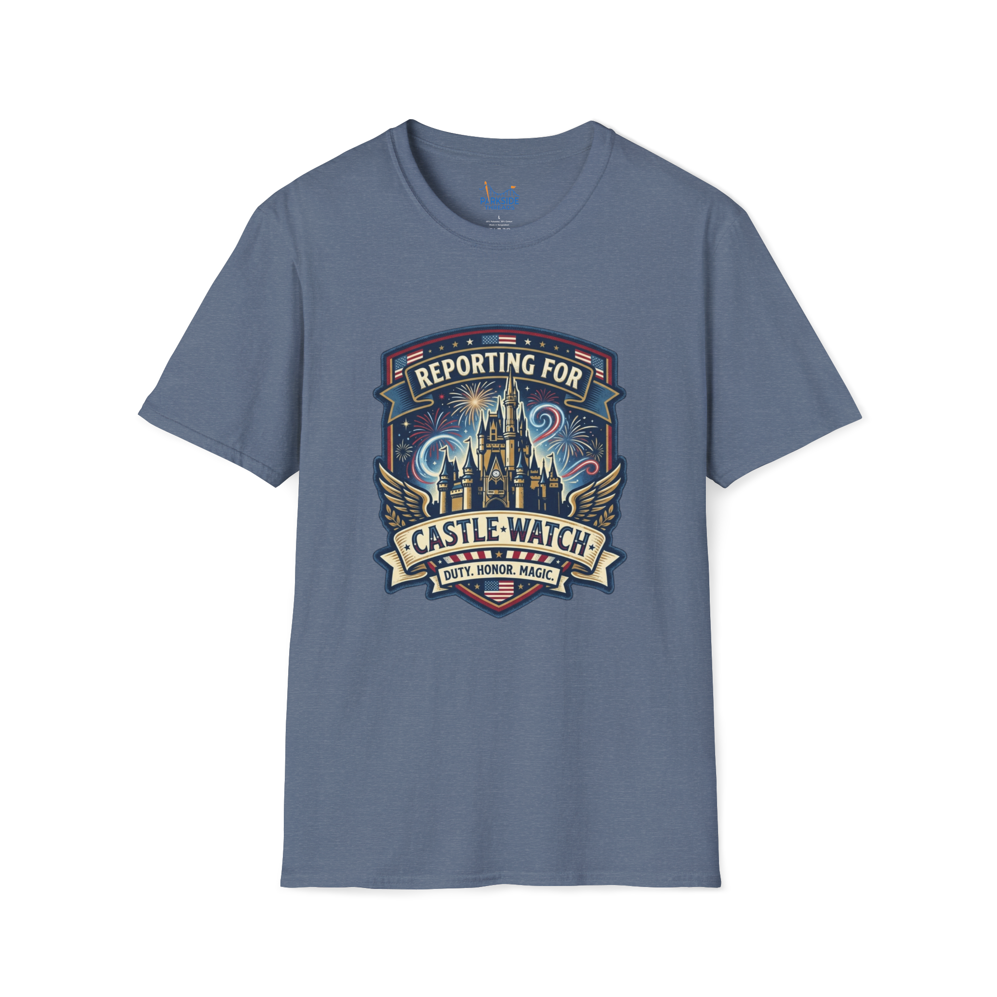 Reporting for Castle Watch Military Family Vacation Tee