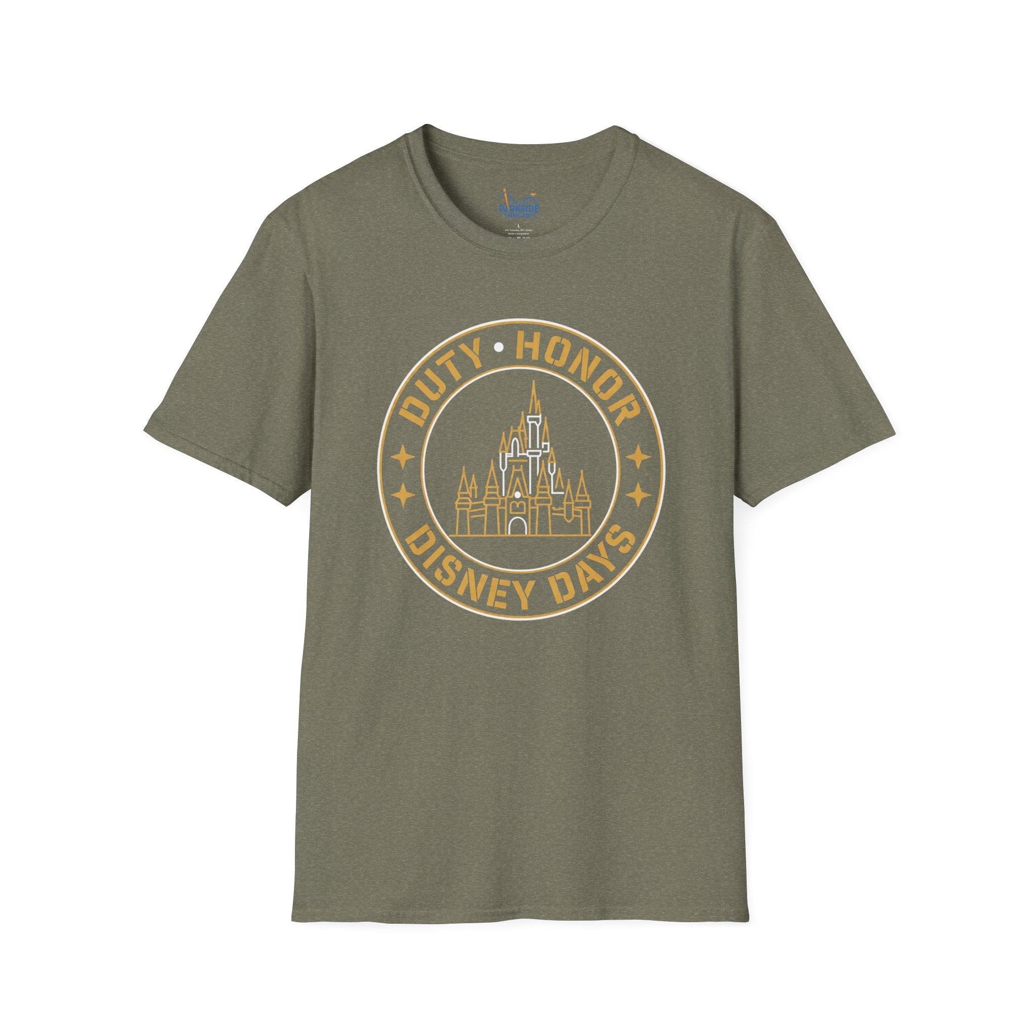 Duty Honor Disney Days Veteran Theme Park Shirt, Military Family Vacation Tee, Patriotic Park Gift